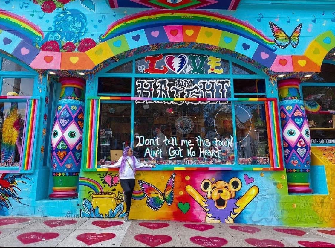 The Most Famous Tie Dye Shop in the World?  Love on Haight
