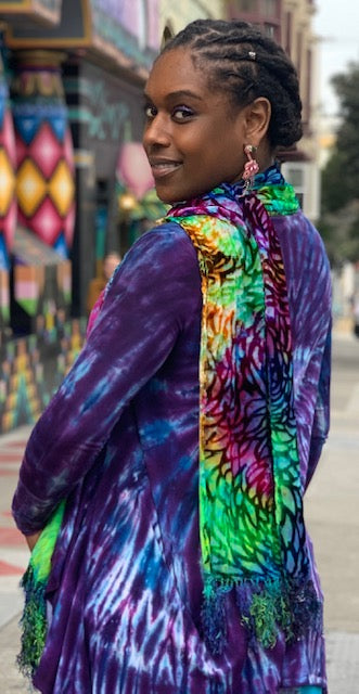 Burnout Velvet Scarves