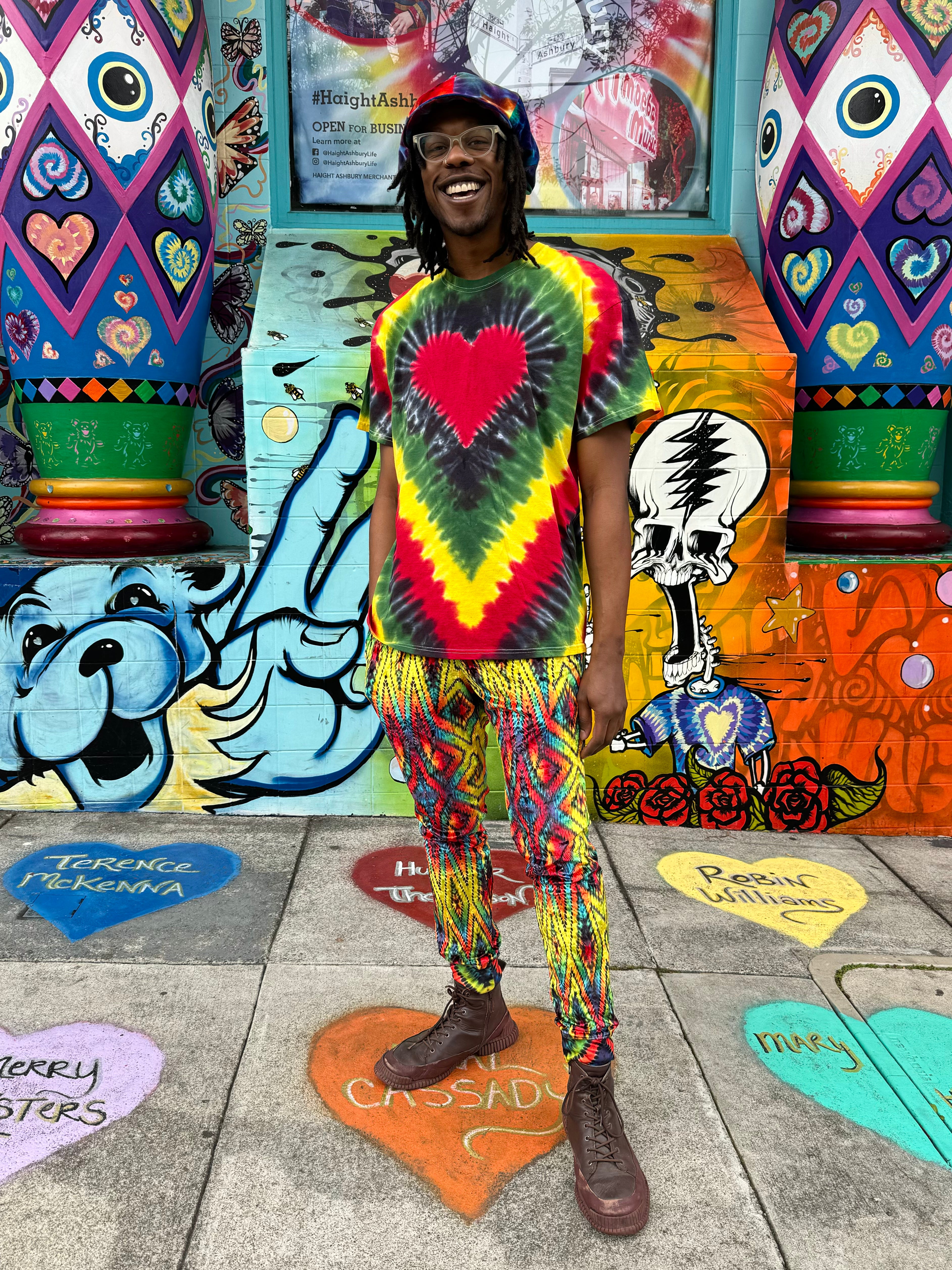 Cosmic Cotton #9, tie dye t-shirt from Love on Haight