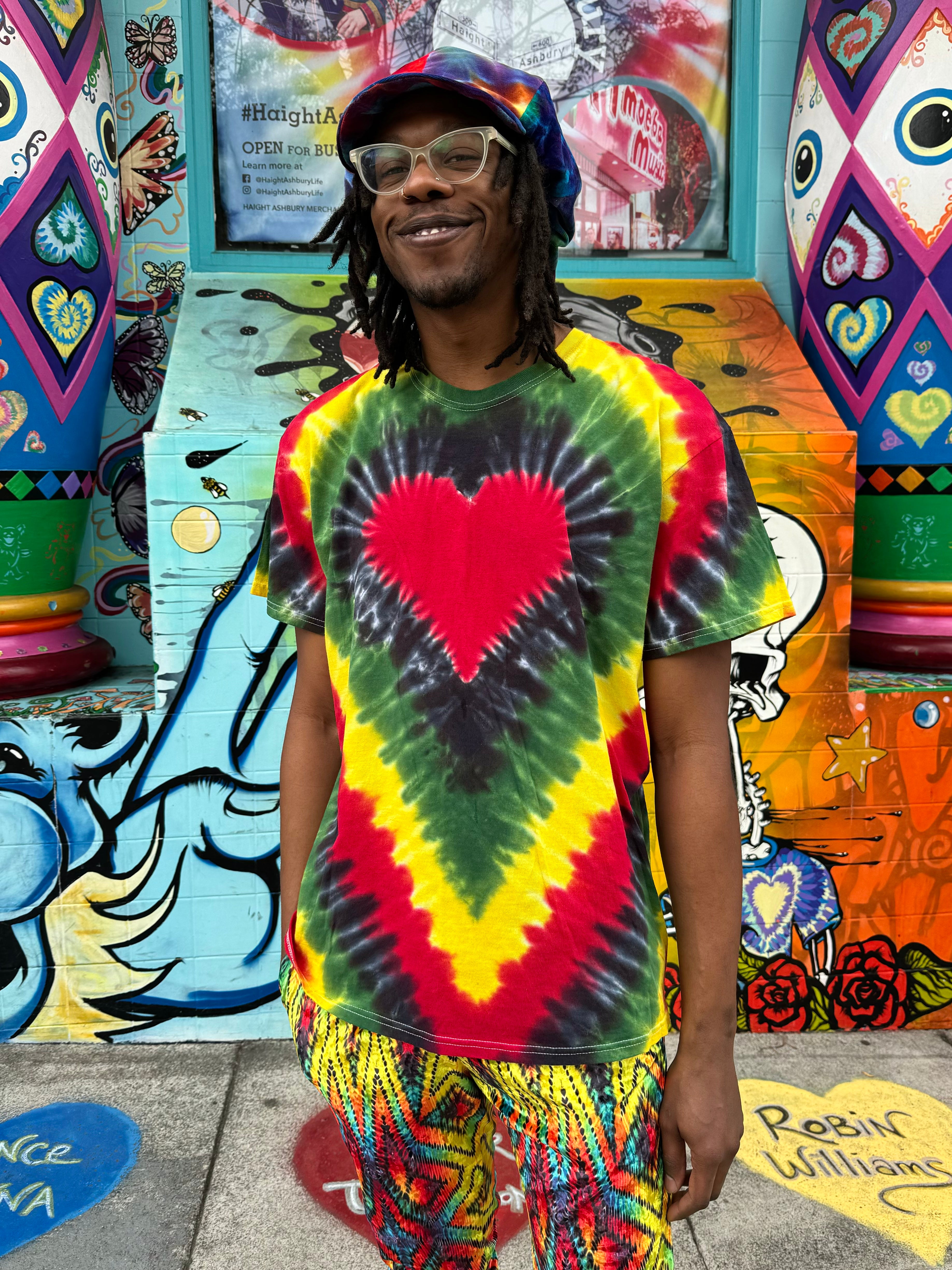 Cosmic Cotton #9, tie dye t-shirt from Love on Haight