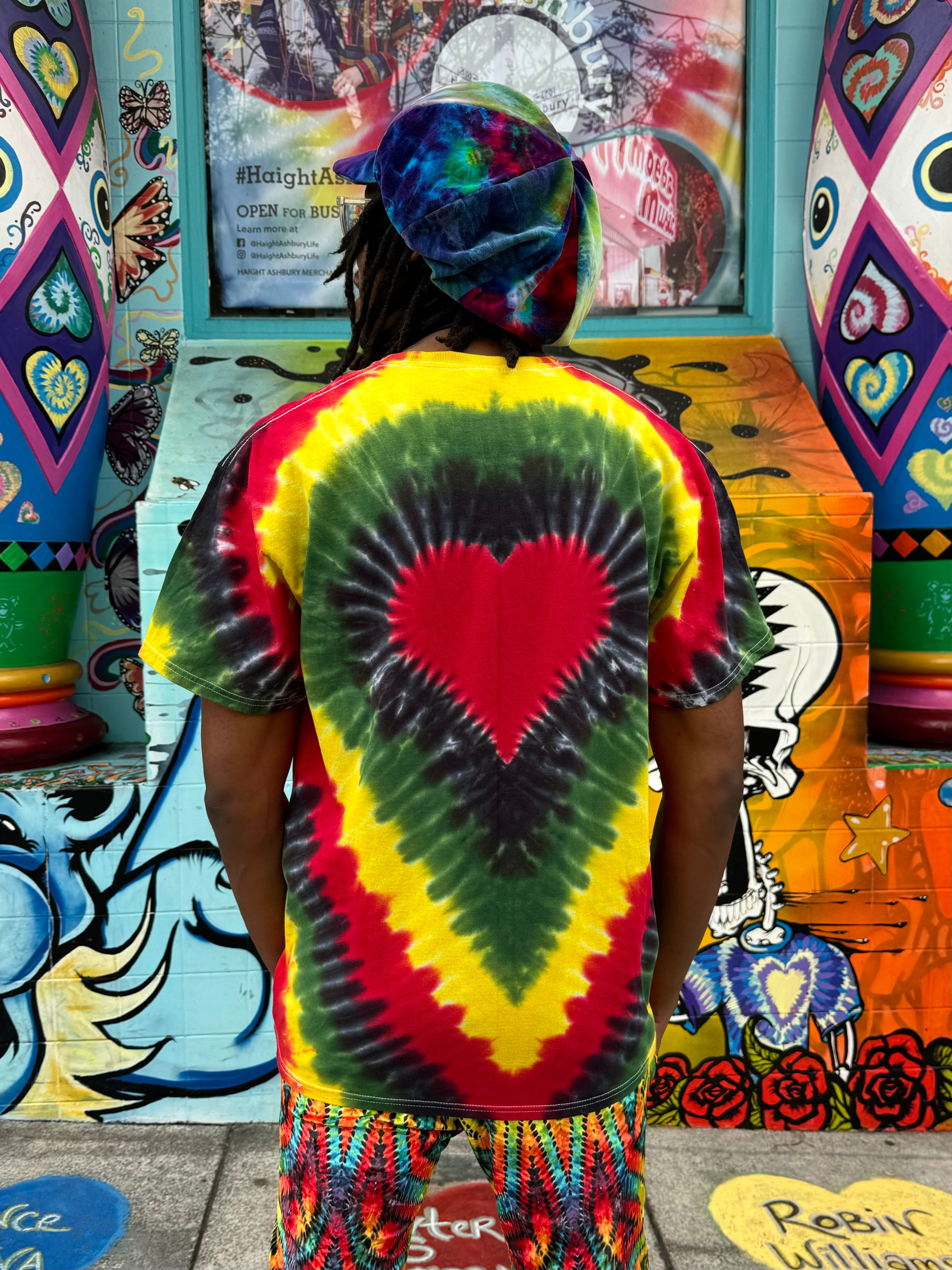 Cosmic Cotton #9, tie dye t-shirt from Love on Haight