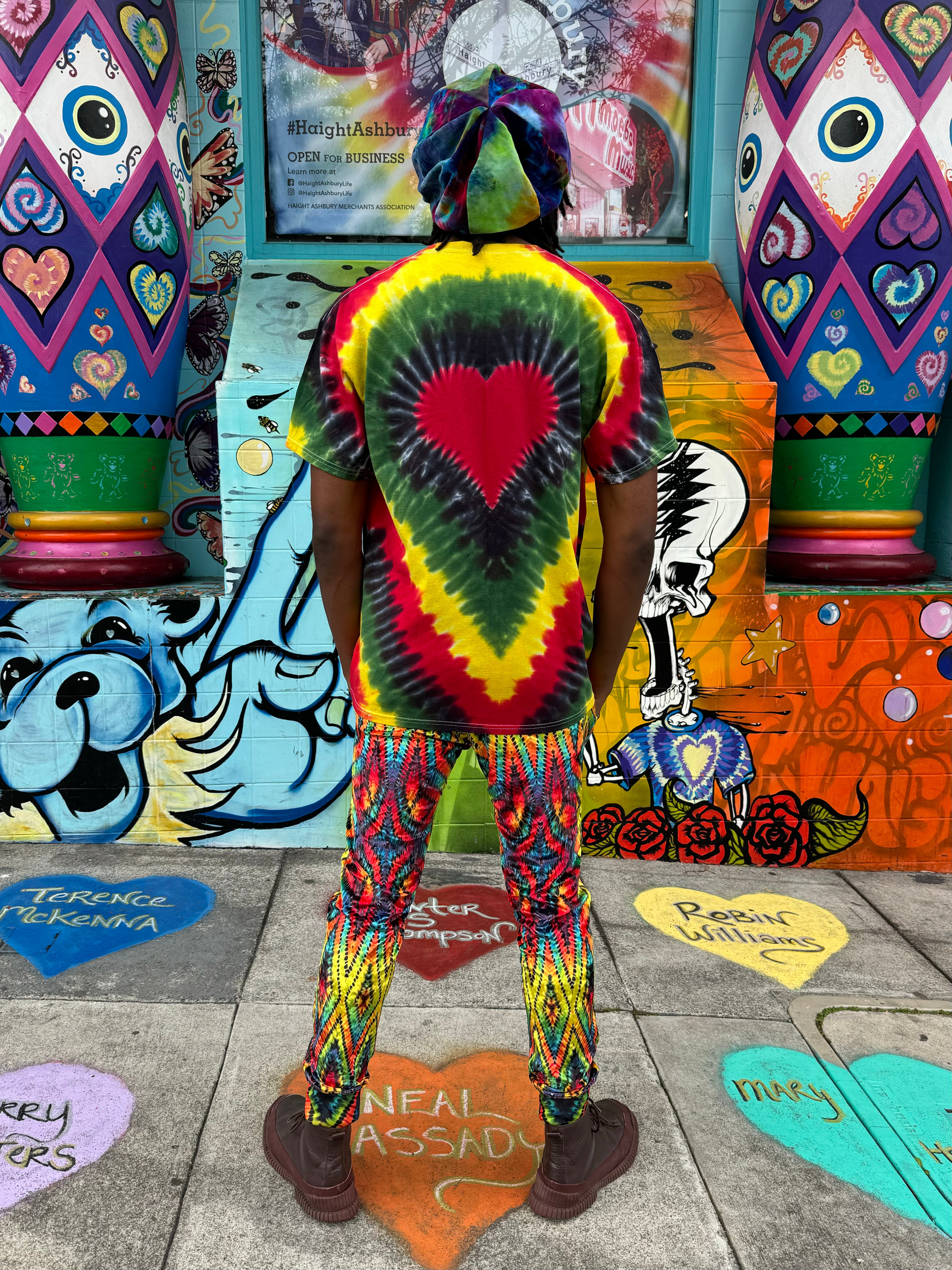 Cosmic Cotton #9, tie dye t-shirt from Love on Haight