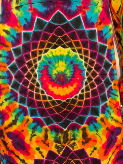 XL Bean Dyes SportyO Dress #2 (HOT), handmade tie dye from Love on Haight
