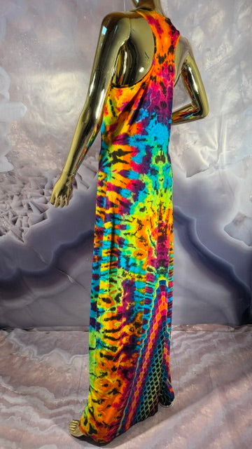 XL Bean Dyes SportyO Dress #2 (HOT), handmade tie dye from Love on Haight