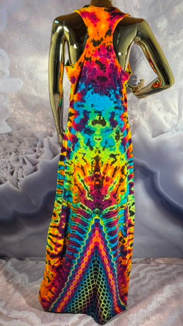 XL Bean Dyes SportyO Dress #2 (HOT), handmade tie dye from Love on Haight