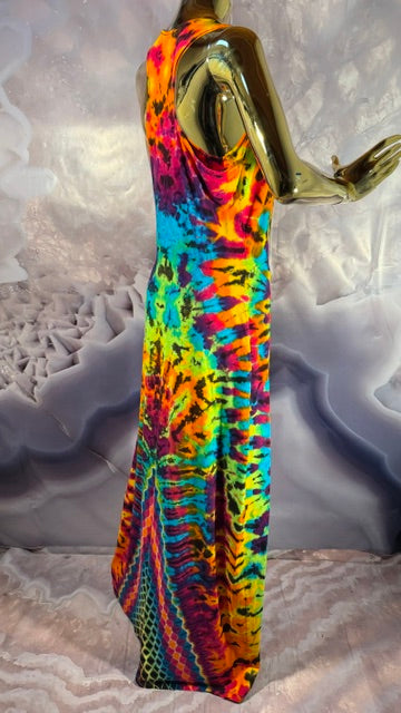 XL Bean Dyes SportyO Dress #2 (HOT), handmade tie dye from Love on Haight
