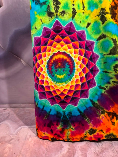 Large Bean Dyes SLAY Dress #3, handmade tie dye from Love on Haight