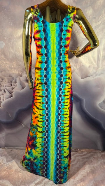 Large Bean Dyes SLAY Dress #3, handmade tie dye from Love on Haight