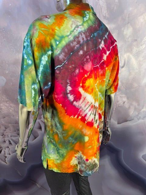 Medium Marybgoround Button Down #5, tie dye button down shirt from Love on Haight