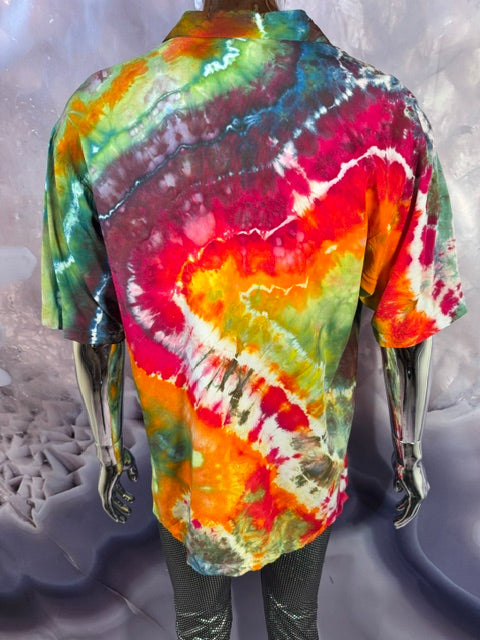 Medium Marybgoround Button Down #5, tie dye button down shirt from Love on Haight