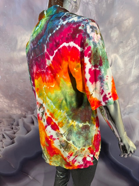 Medium Marybgoround Button Down #5, tie dye button down shirt from Love on Haight