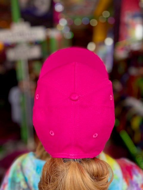 LOVE Snapback Hat ~ Hot Pink