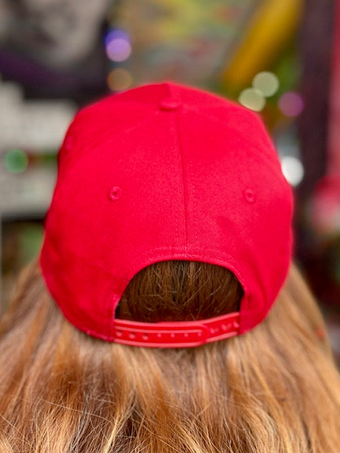 LOVE Snapback Hat ~ Red