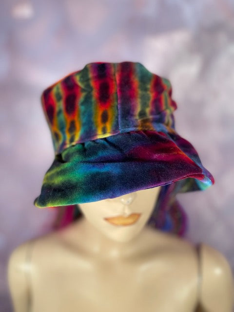 Tiedye Velvet Bucket Hat #1