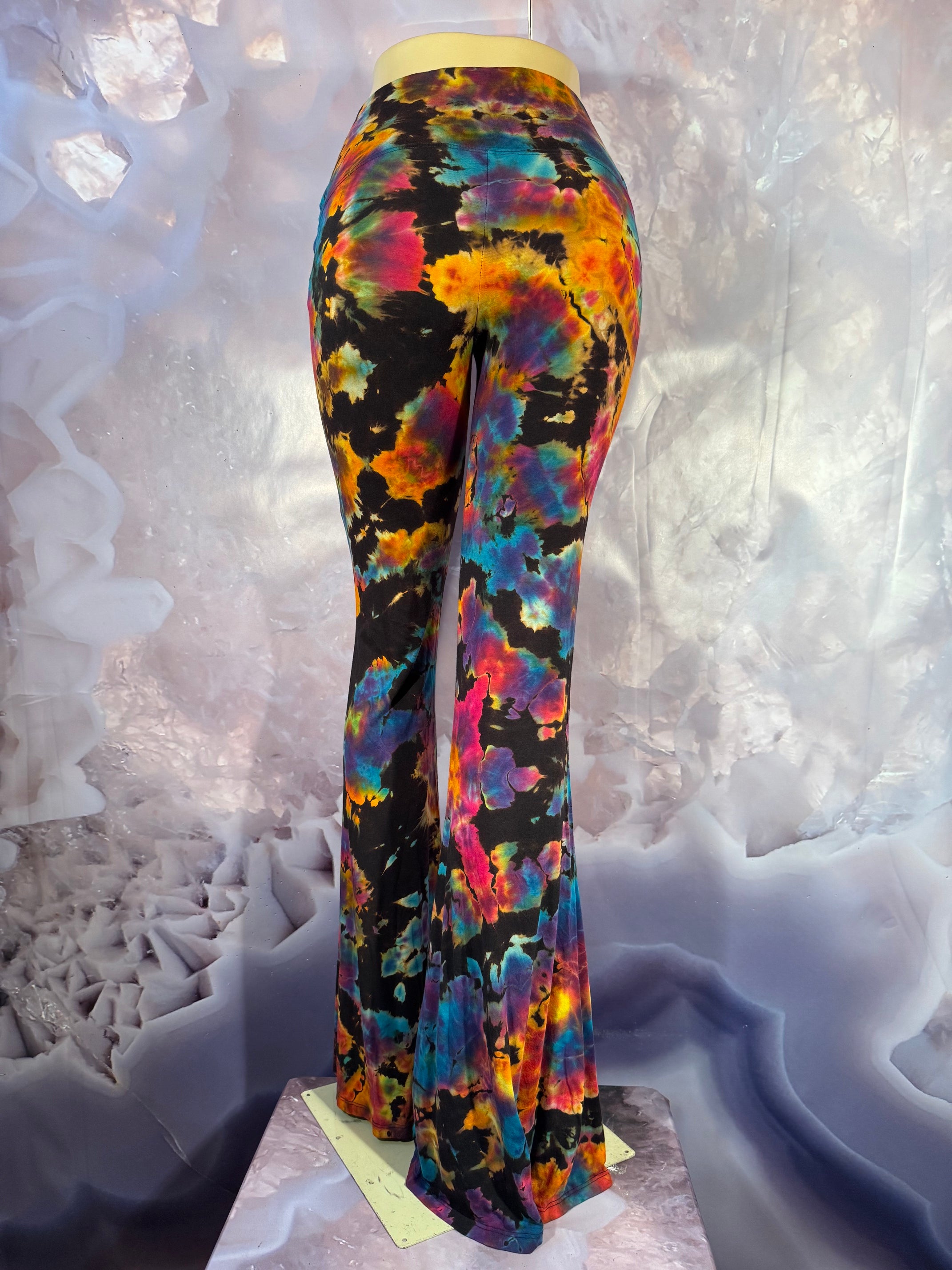 Medium REVERSE Psychedelic Serenity Dyes McGee Bell Bottom #4