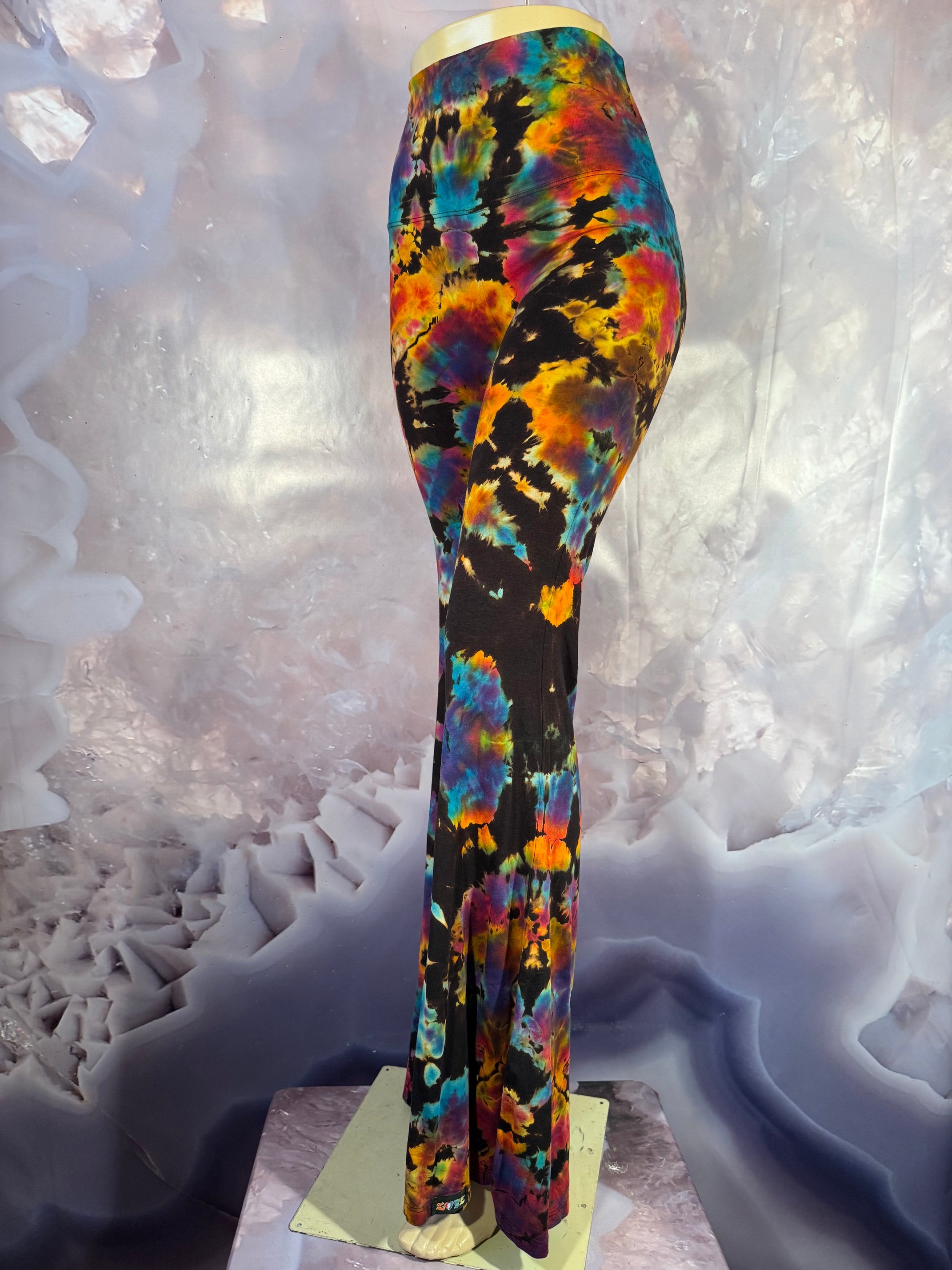 Medium REVERSE Psychedelic Serenity Dyes McGee Bell Bottom #4