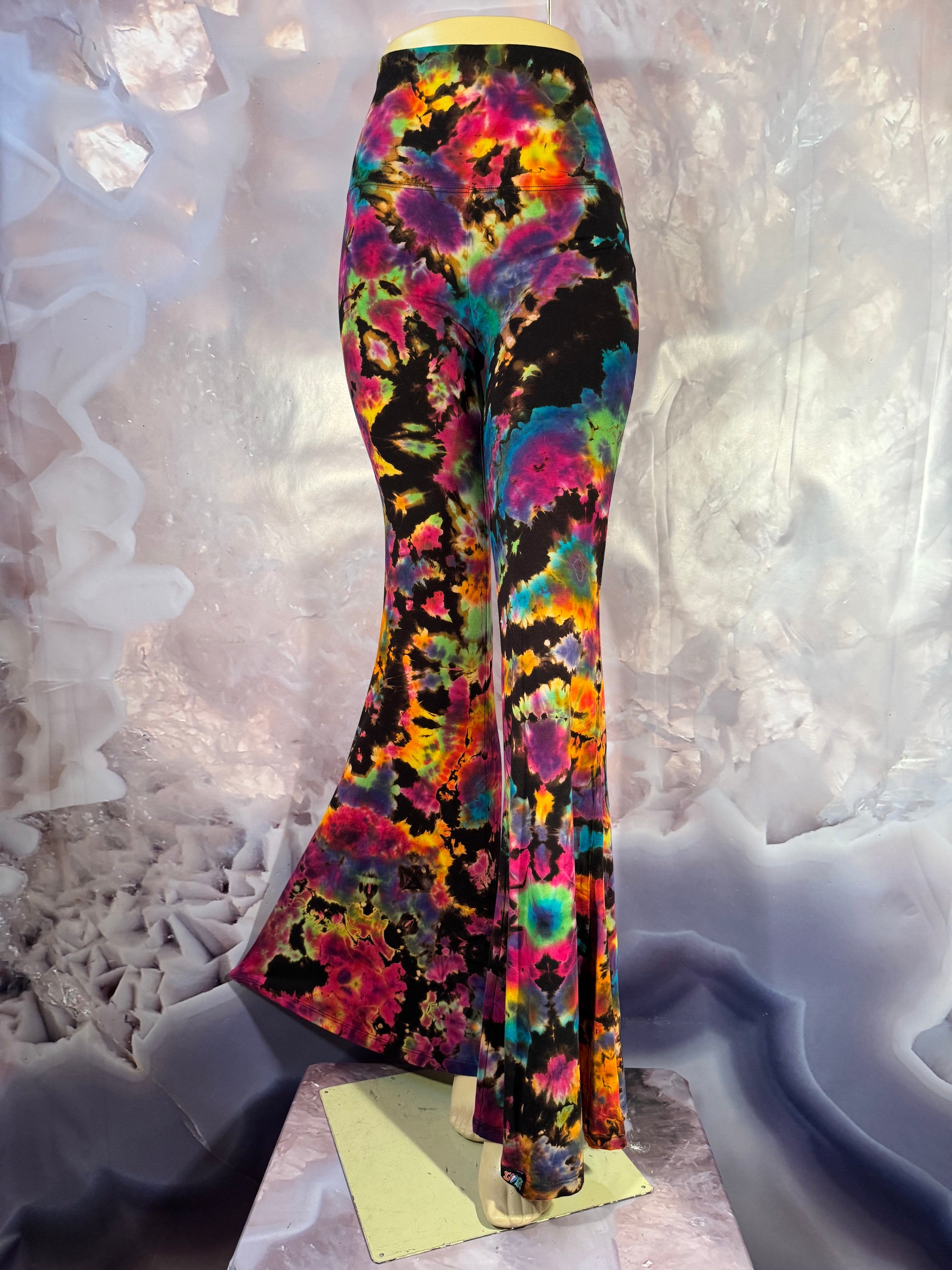Medium REVERSE Psychedelic Serenity Dyes McGee Bell Bottom #3