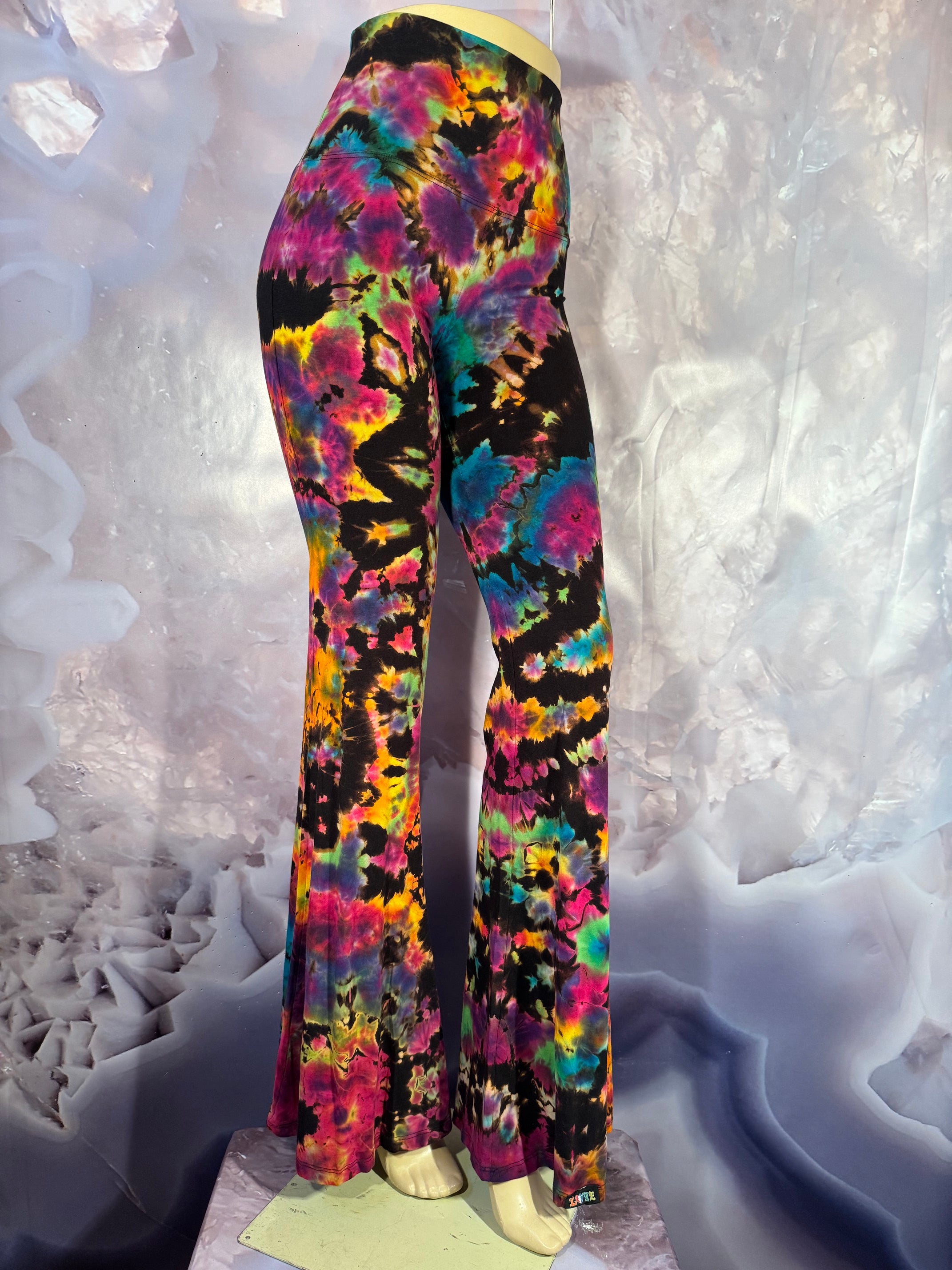 Medium REVERSE Psychedelic Serenity Dyes McGee Bell Bottom #3