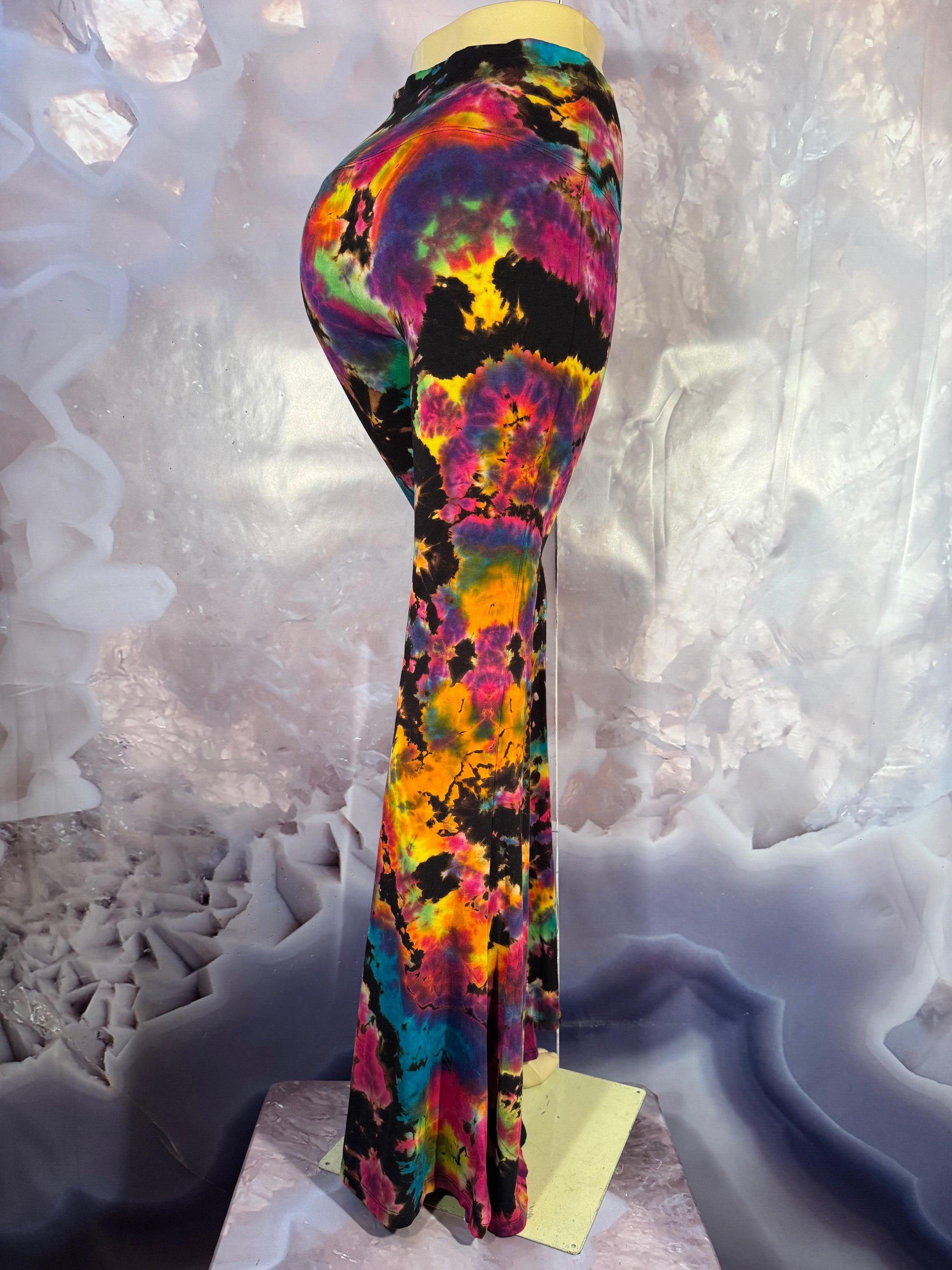 Medium REVERSE Psychedelic Serenity Dyes McGee Bell Bottom #3