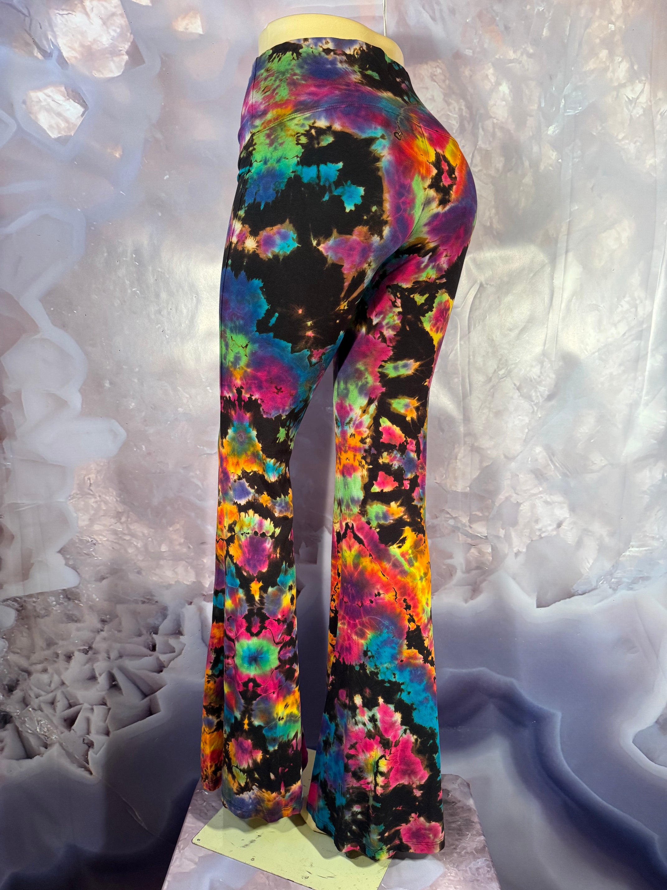 Medium REVERSE Psychedelic Serenity Dyes McGee Bell Bottom #3