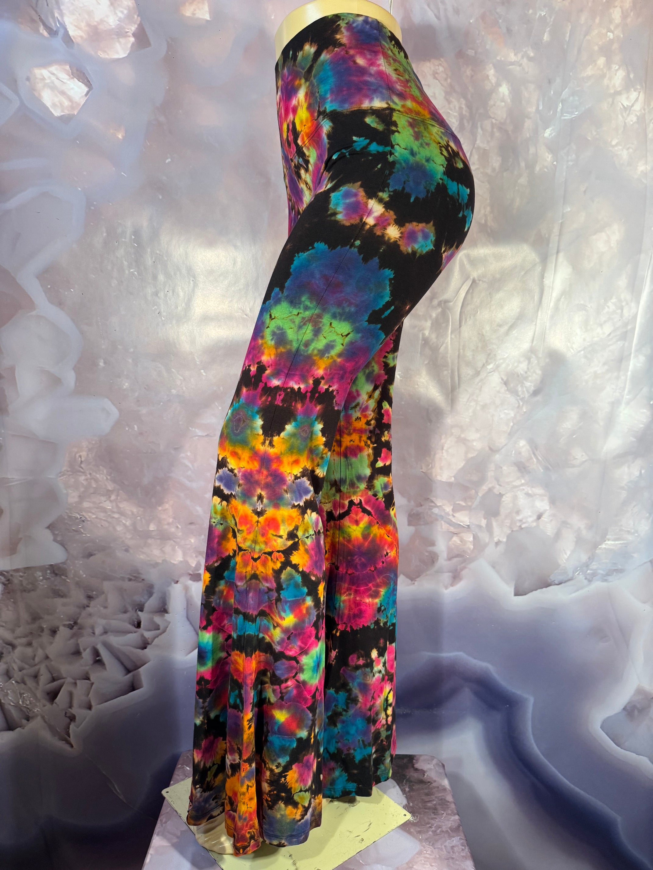 Medium REVERSE Psychedelic Serenity Dyes McGee Bell Bottom #3