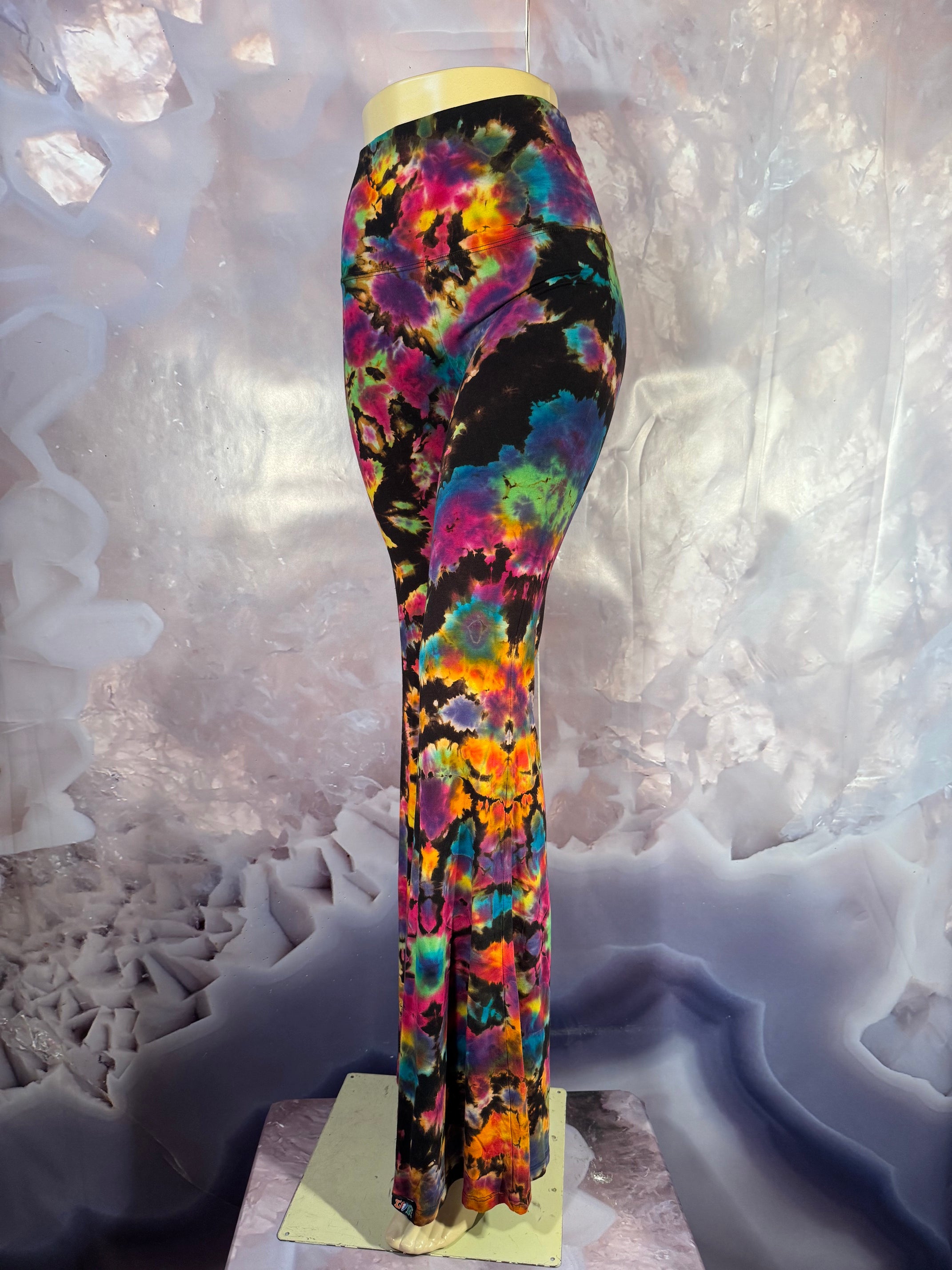 Medium REVERSE Psychedelic Serenity Dyes McGee Bell Bottom #3