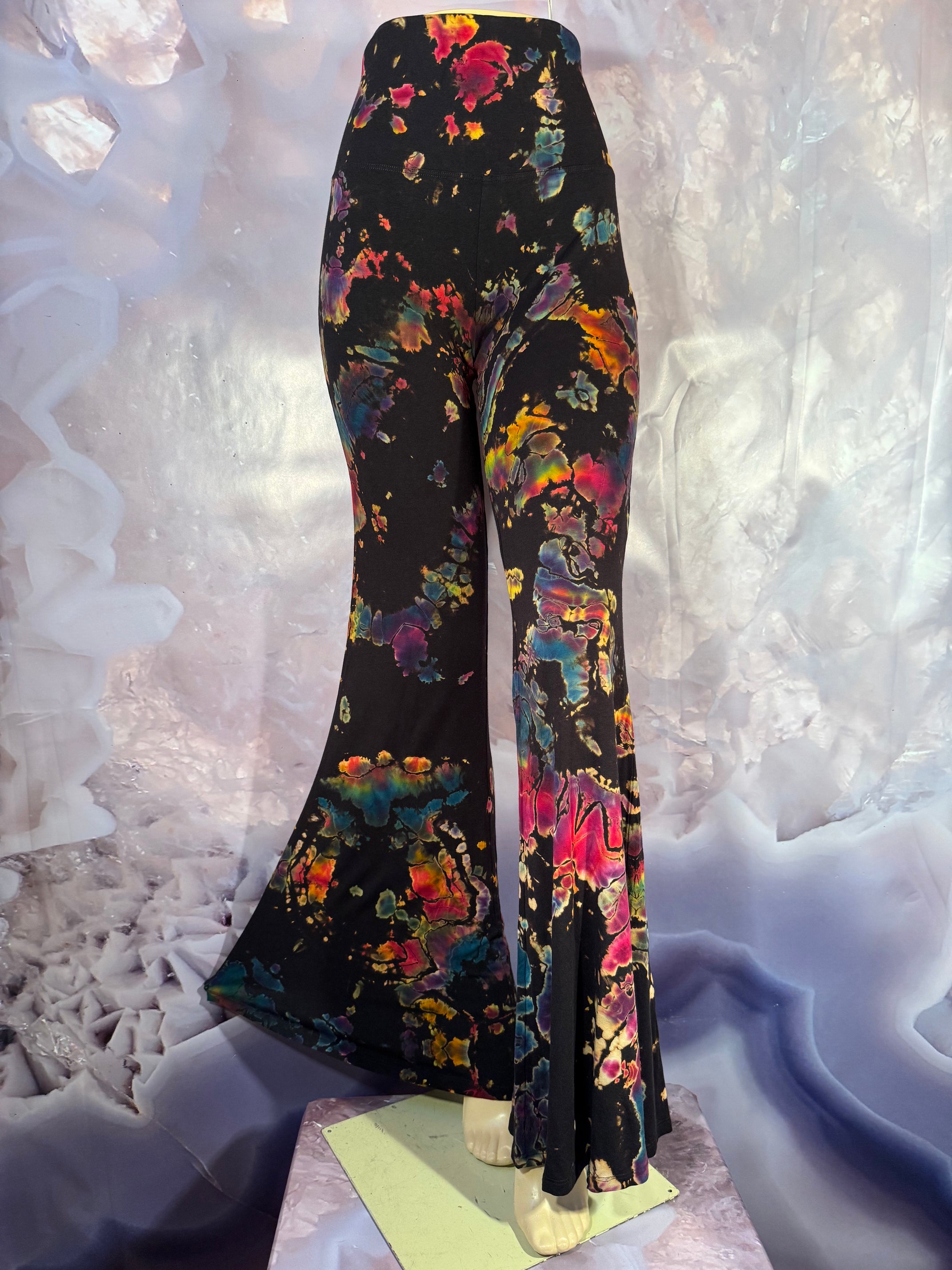 Large REVERSE Psychedelic Serenity Dyes McGee Bell Bottom #5