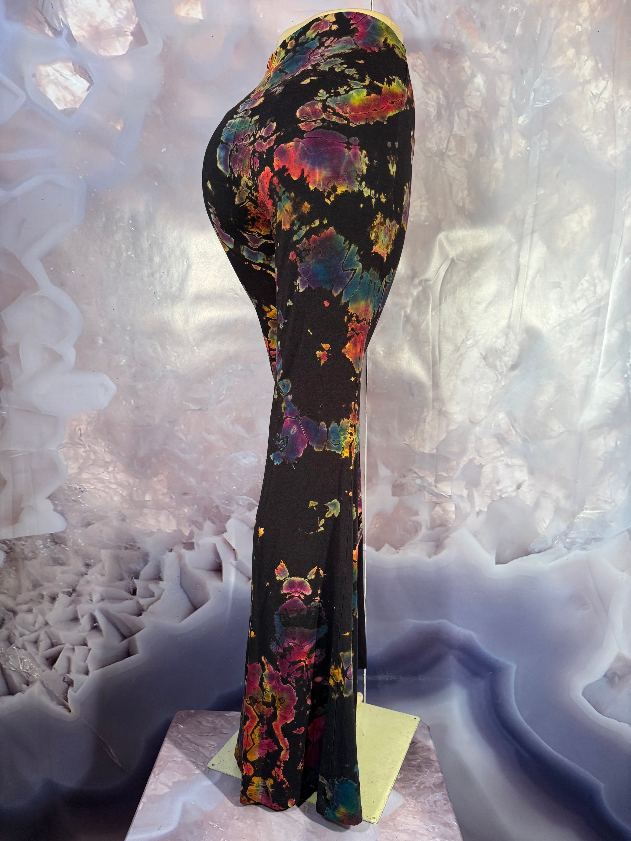 Large REVERSE Psychedelic Serenity Dyes McGee Bell Bottom #5