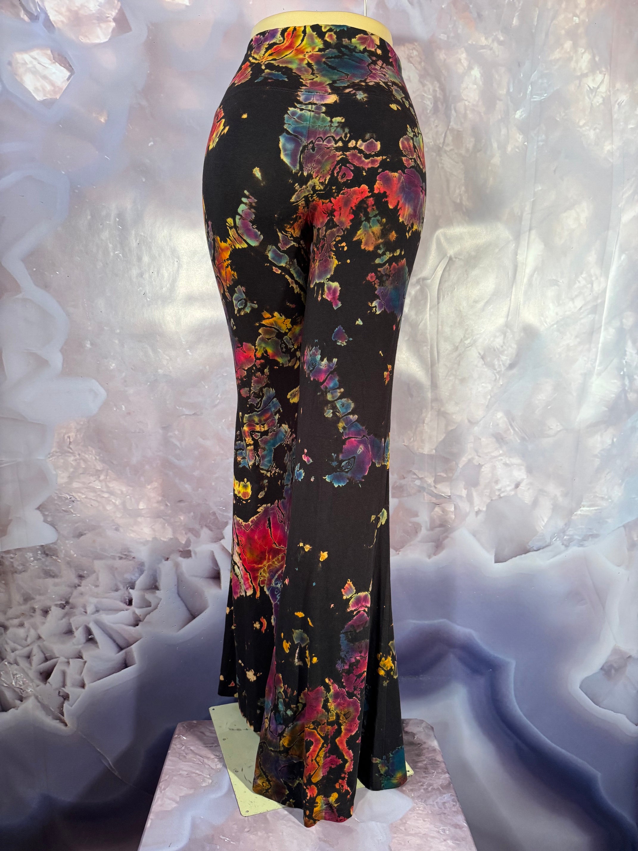 Large REVERSE Psychedelic Serenity Dyes McGee Bell Bottom #5