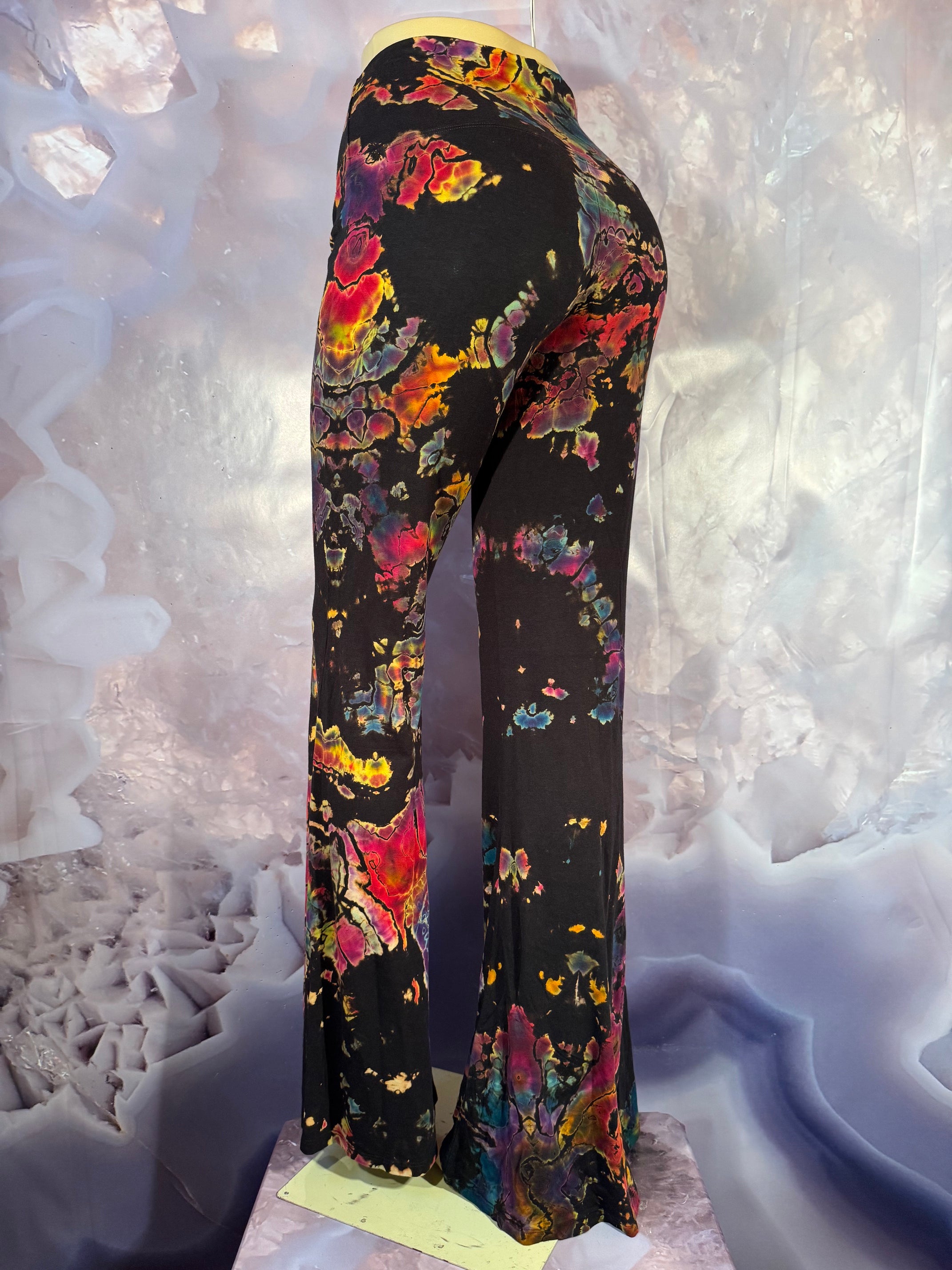 Large REVERSE Psychedelic Serenity Dyes McGee Bell Bottom #5