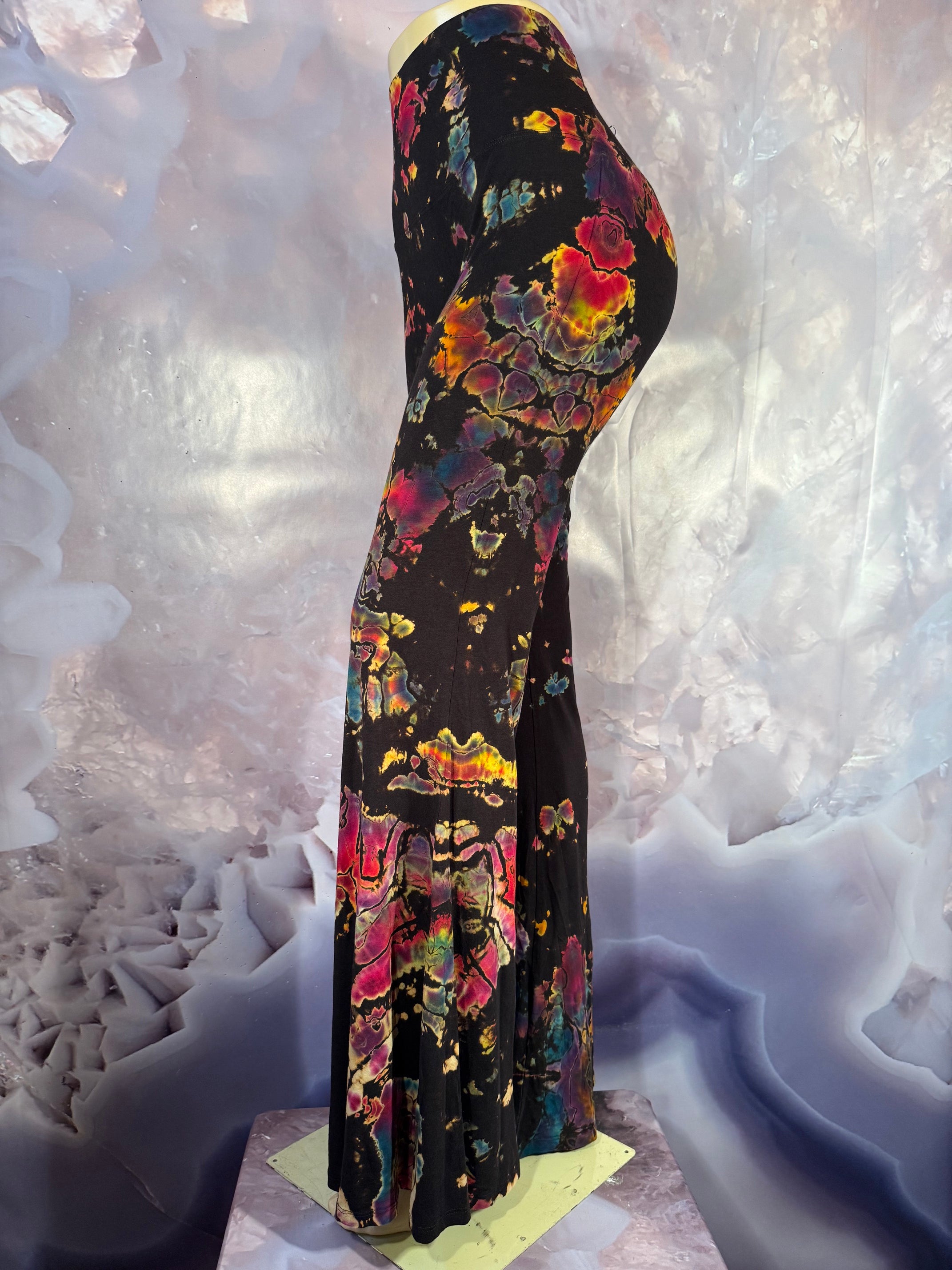 Large REVERSE Psychedelic Serenity Dyes McGee Bell Bottom #5