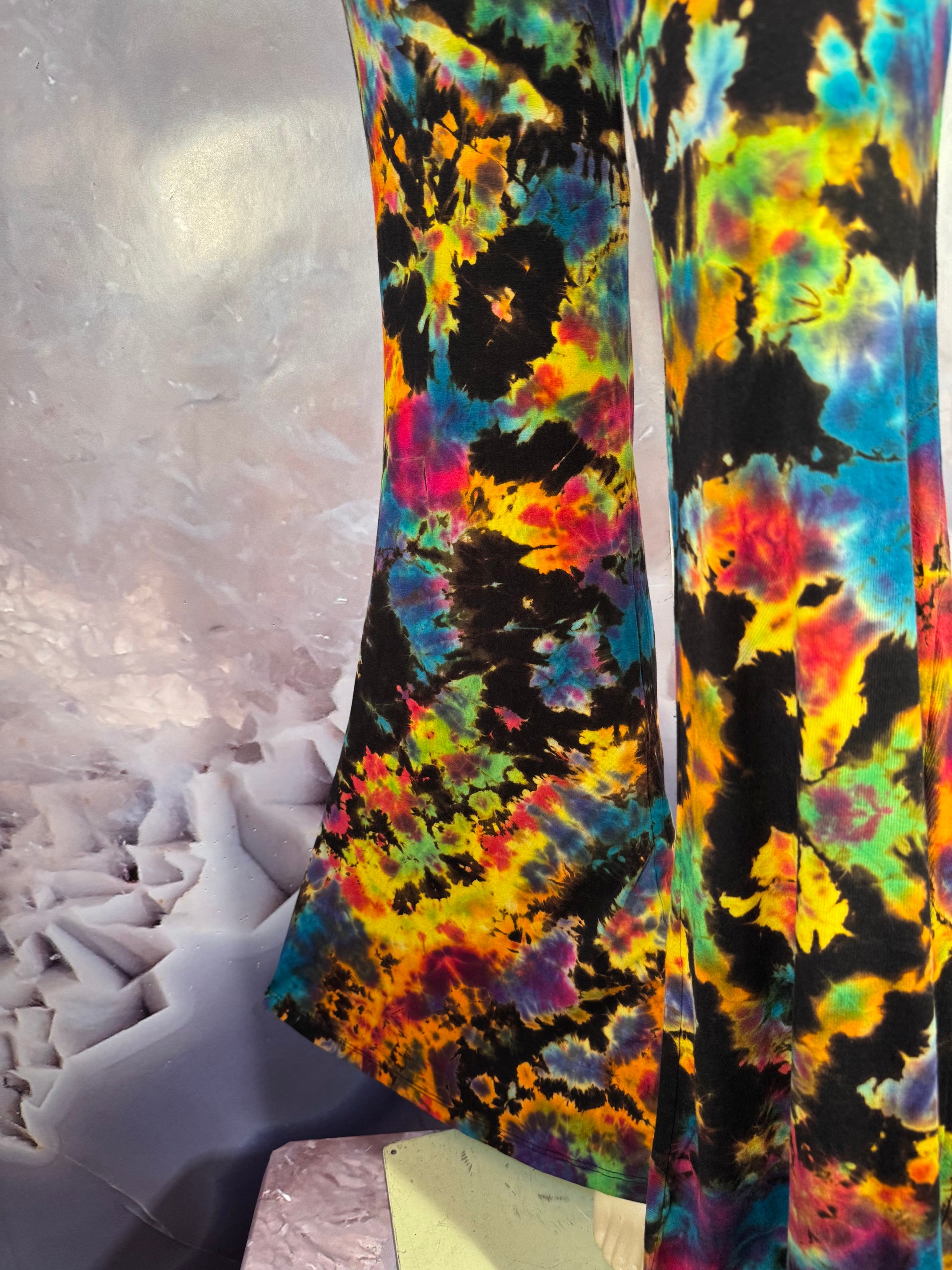 Large REVERSE Psychedelic Serenity Dyes McGee Bell Bottom #6