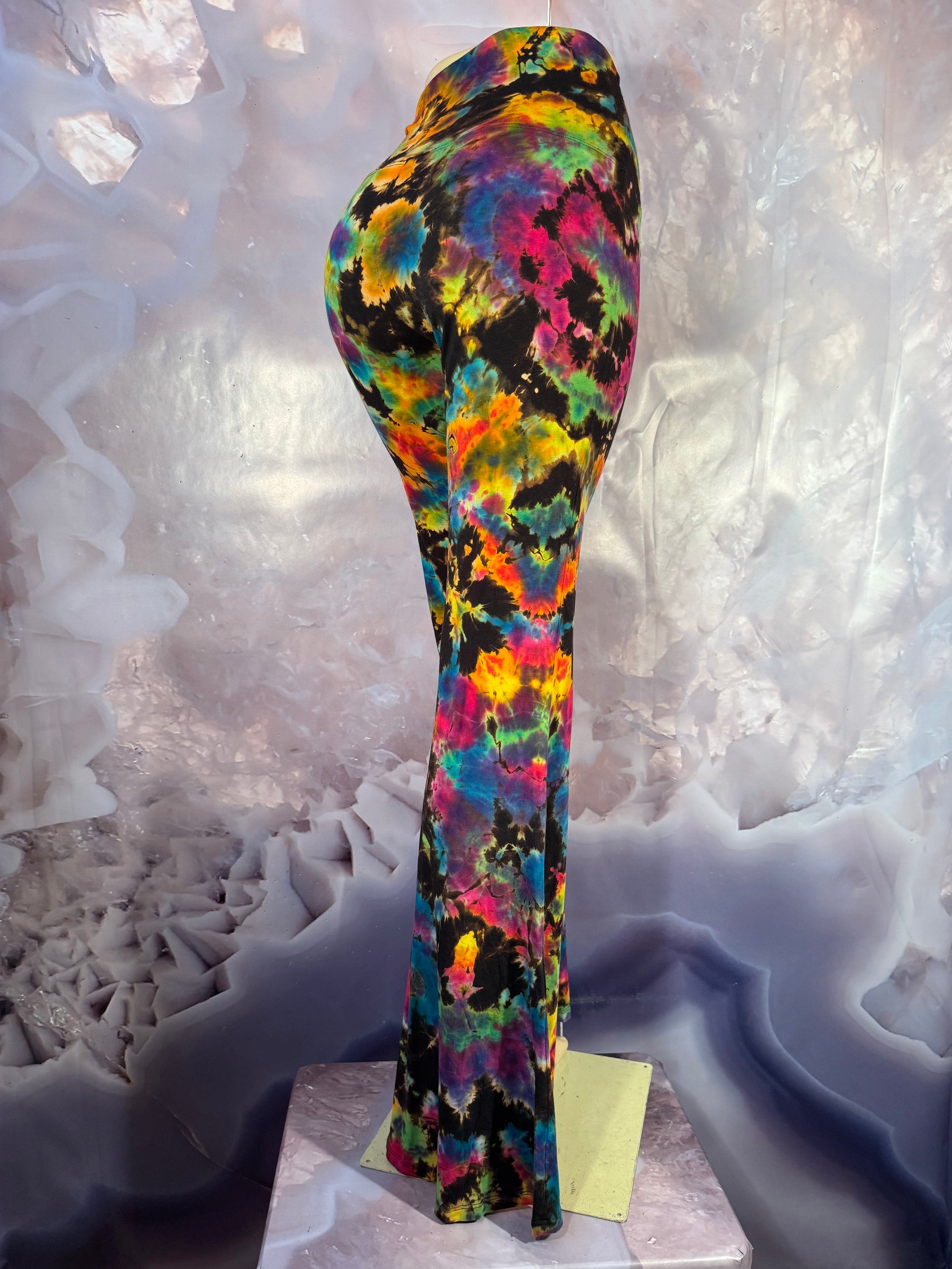 Large REVERSE Psychedelic Serenity Dyes McGee Bell Bottom #6