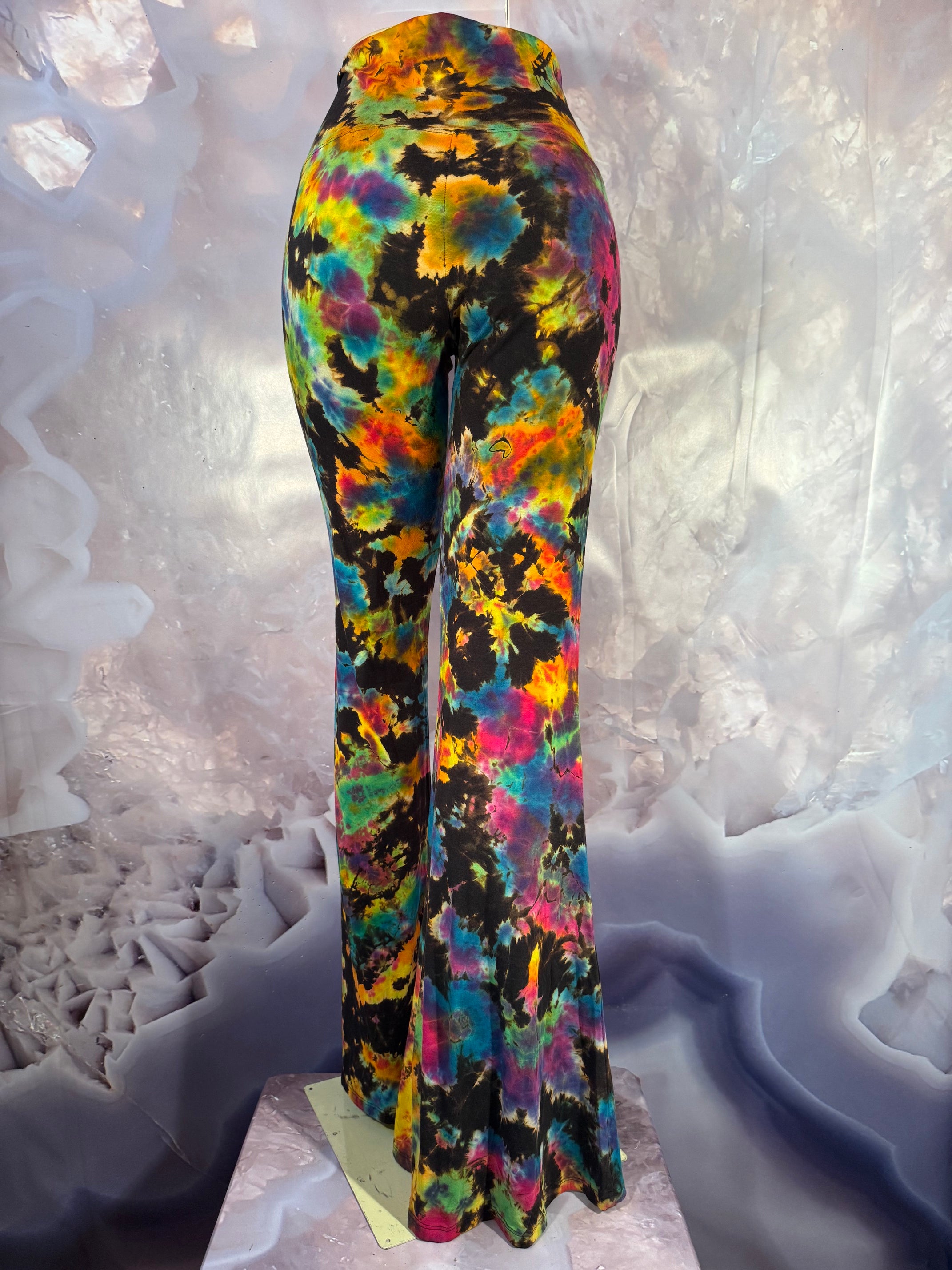 Large REVERSE Psychedelic Serenity Dyes McGee Bell Bottom #6