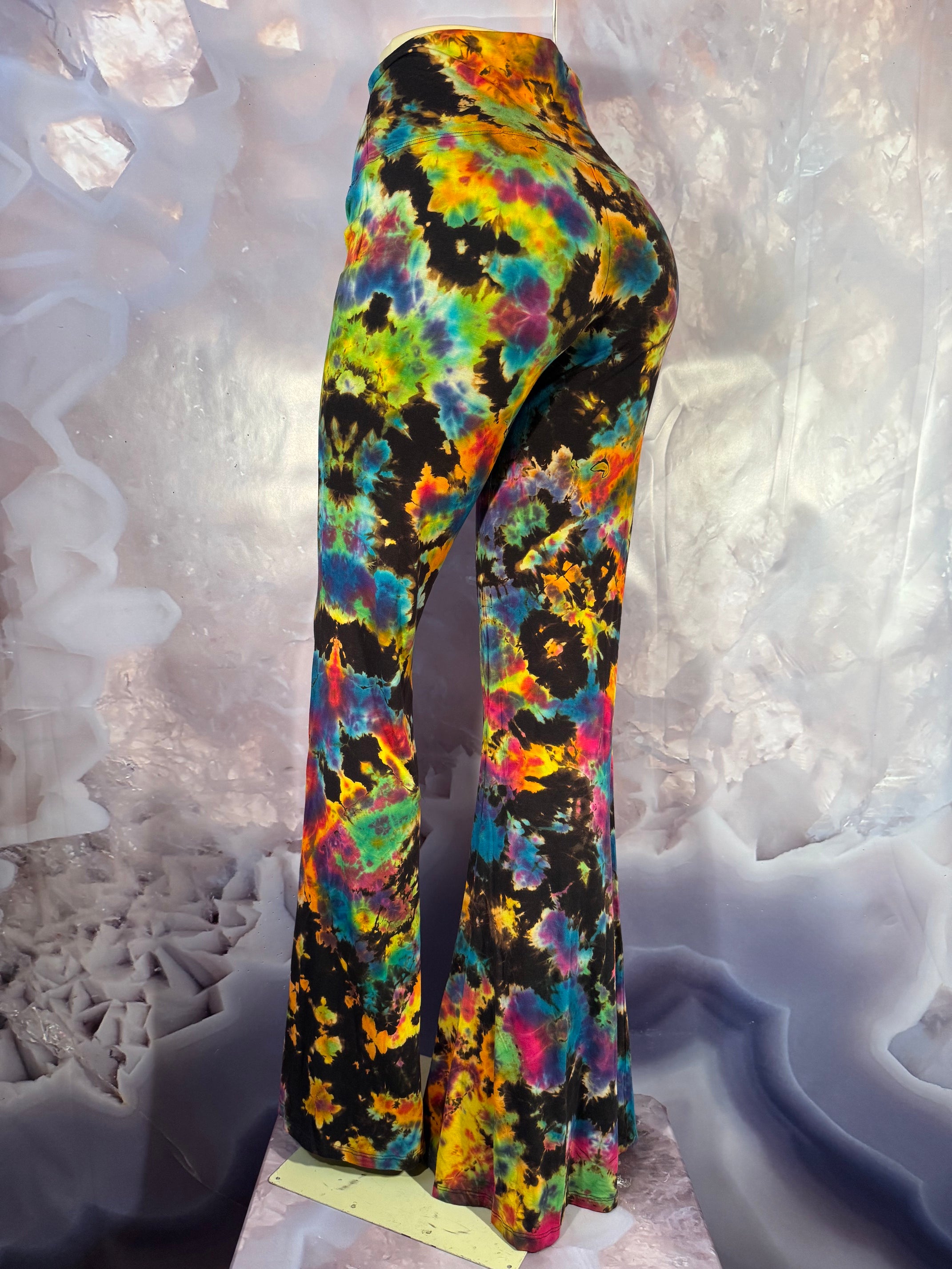 Large REVERSE Psychedelic Serenity Dyes McGee Bell Bottom #6