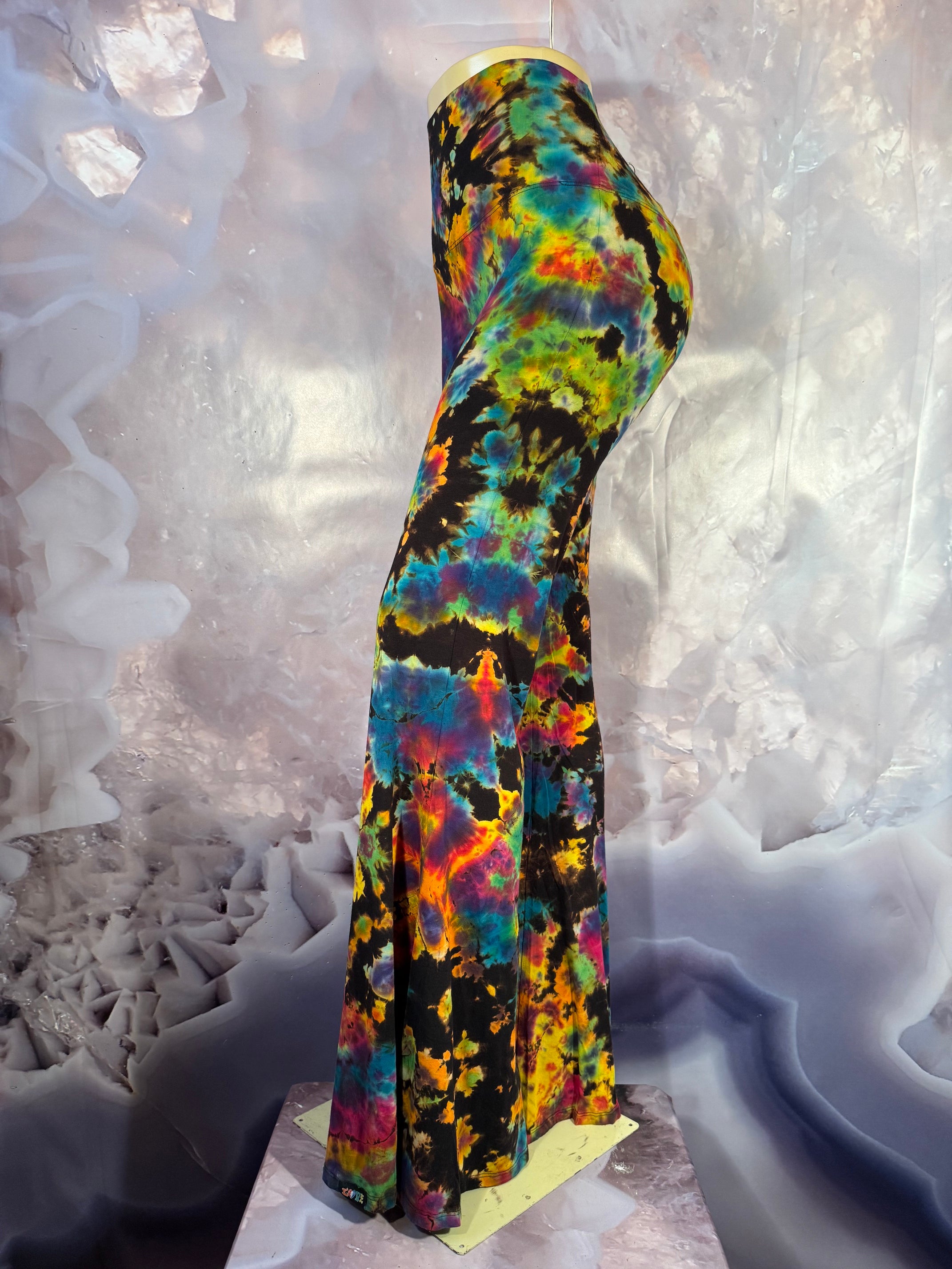 Large REVERSE Psychedelic Serenity Dyes McGee Bell Bottom #6
