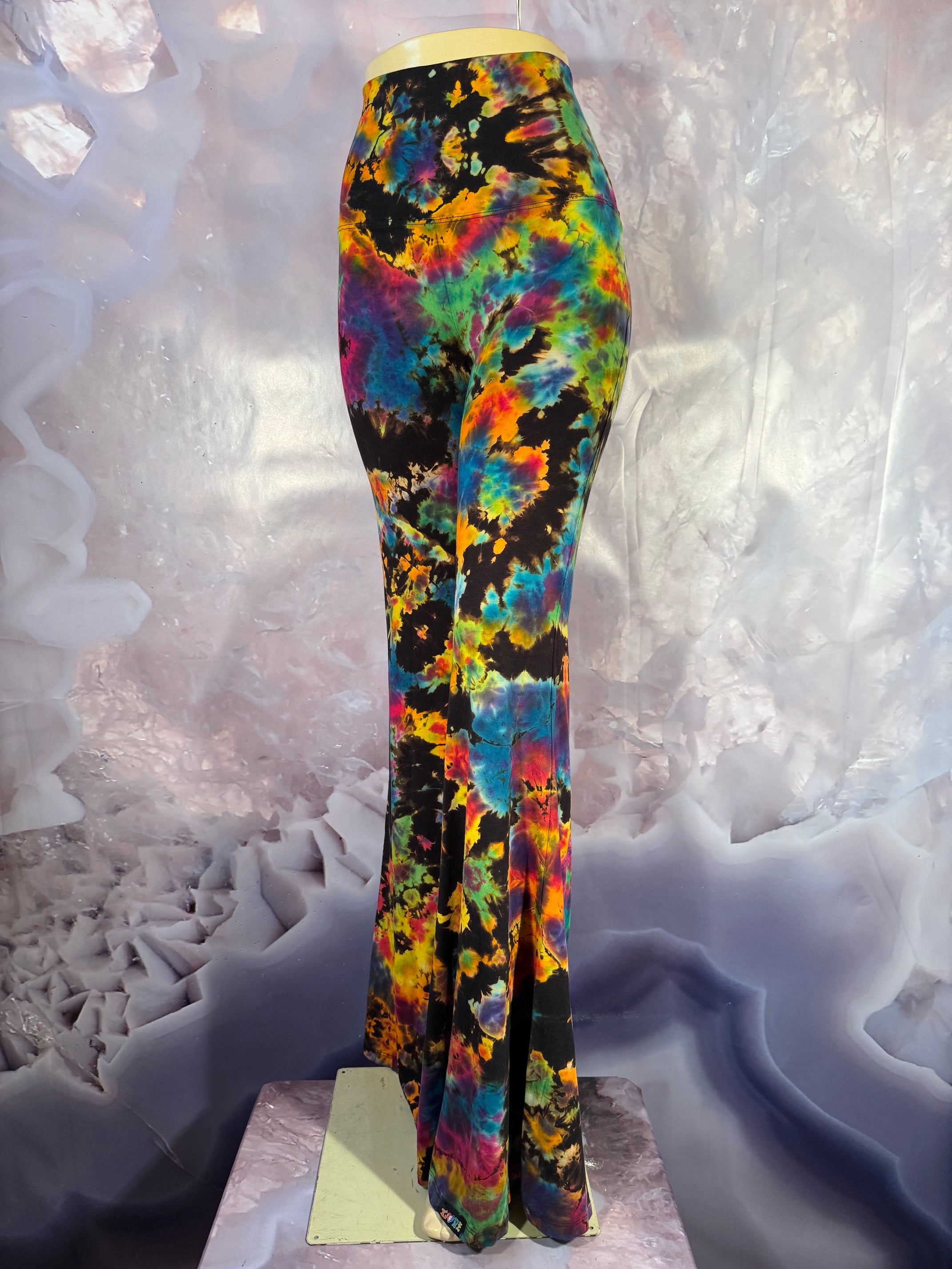 Large REVERSE Psychedelic Serenity Dyes McGee Bell Bottom #6