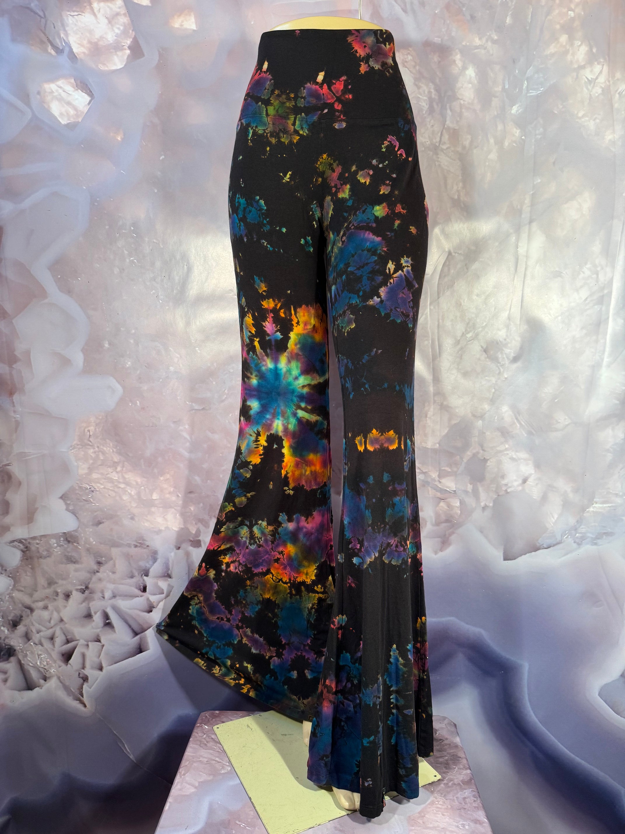 XL REVERSE Psychedelic Serenity Dyes McGee Bell Bottom #7
