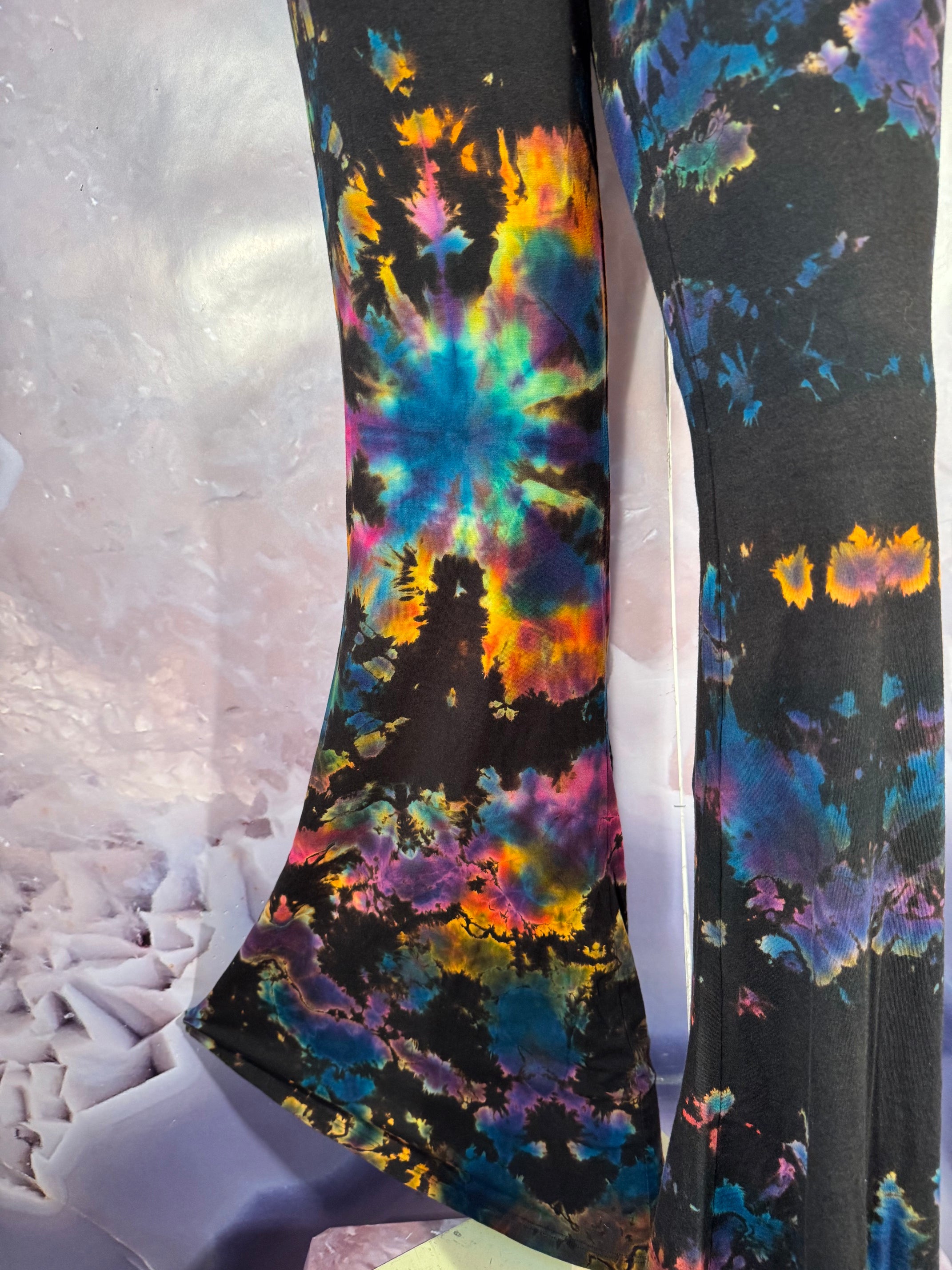 XL REVERSE Psychedelic Serenity Dyes McGee Bell Bottom #7