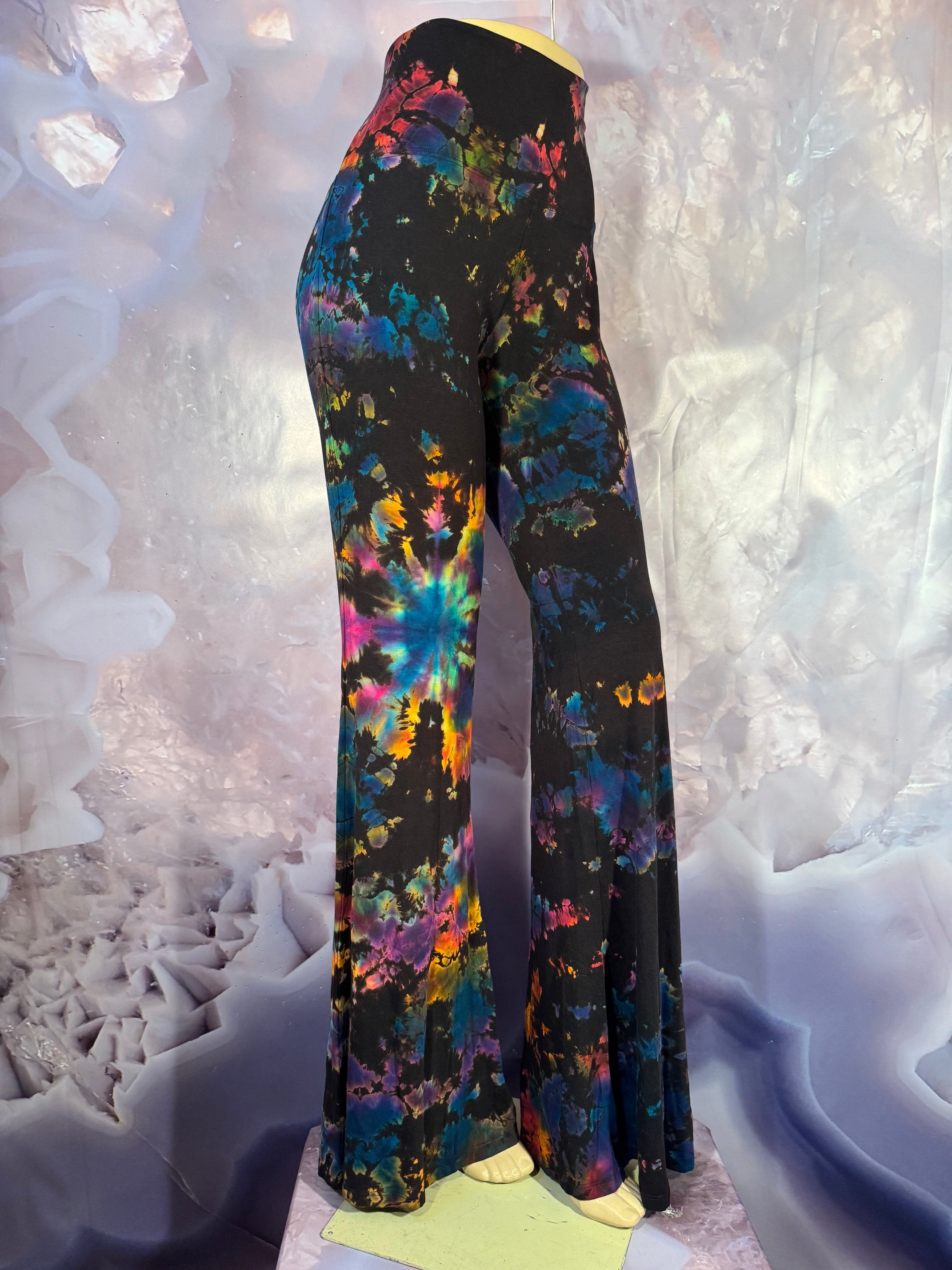 XL REVERSE Psychedelic Serenity Dyes McGee Bell Bottom #7
