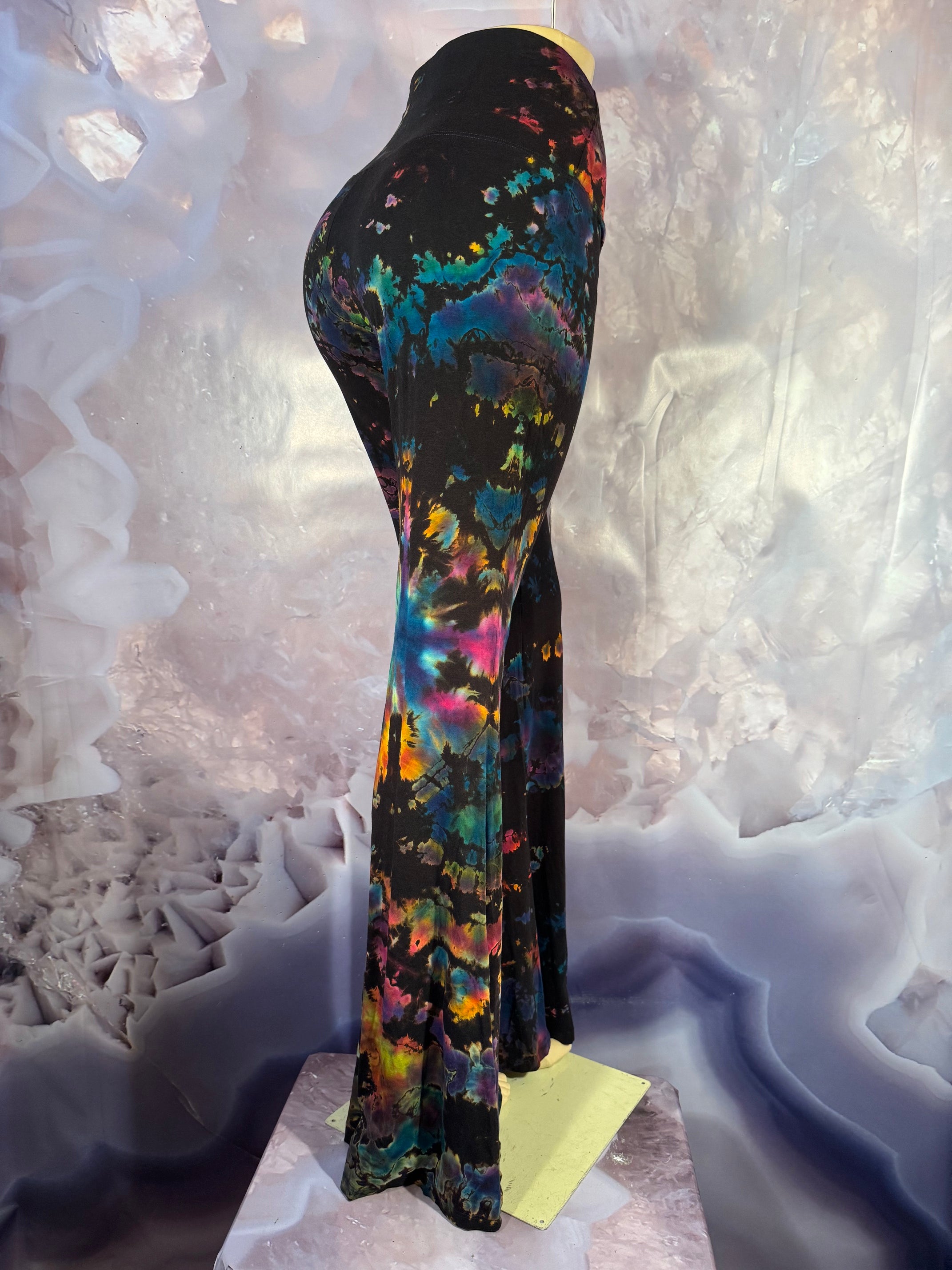 XL REVERSE Psychedelic Serenity Dyes McGee Bell Bottom #7