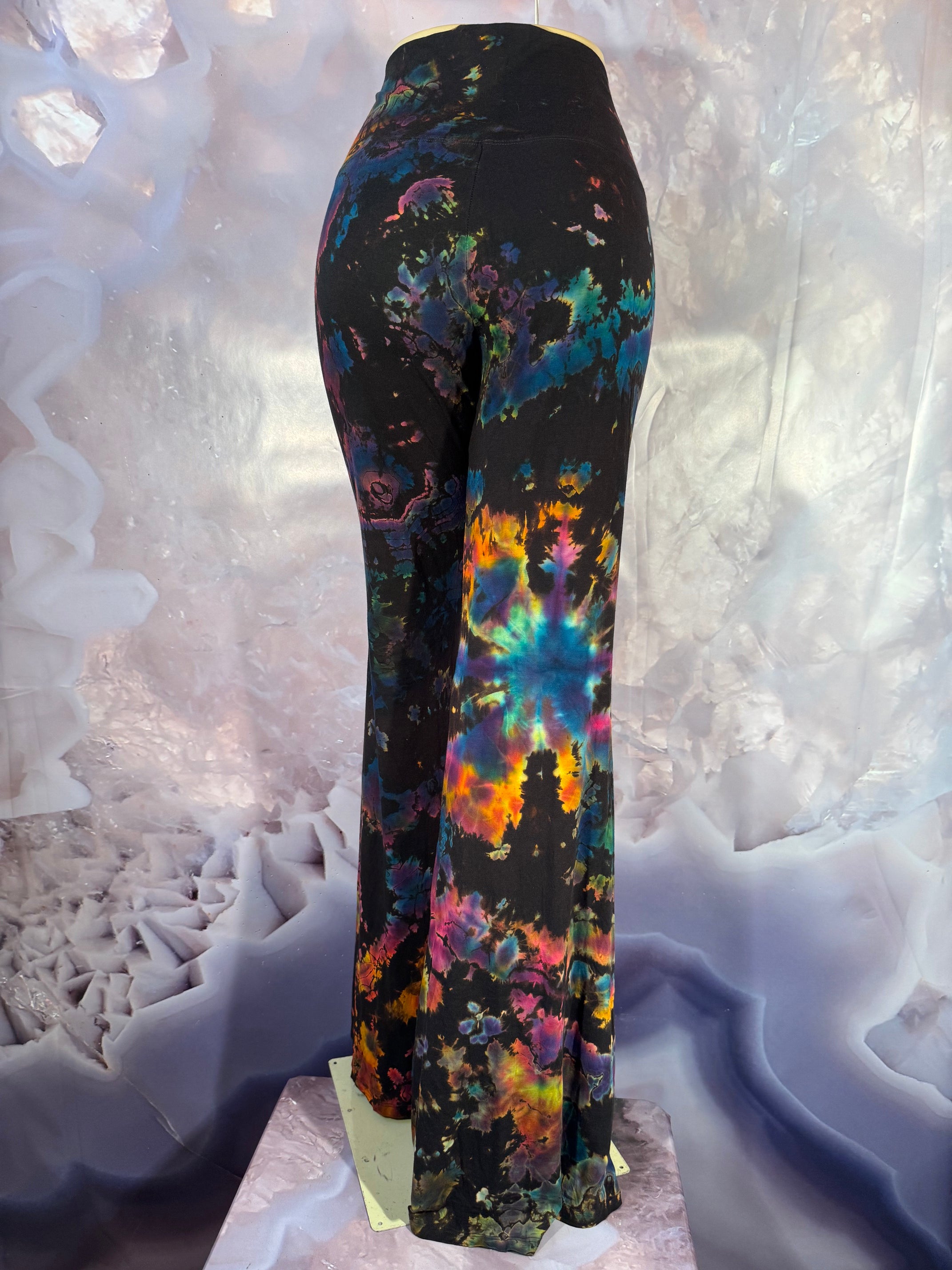 XL REVERSE Psychedelic Serenity Dyes McGee Bell Bottom #7