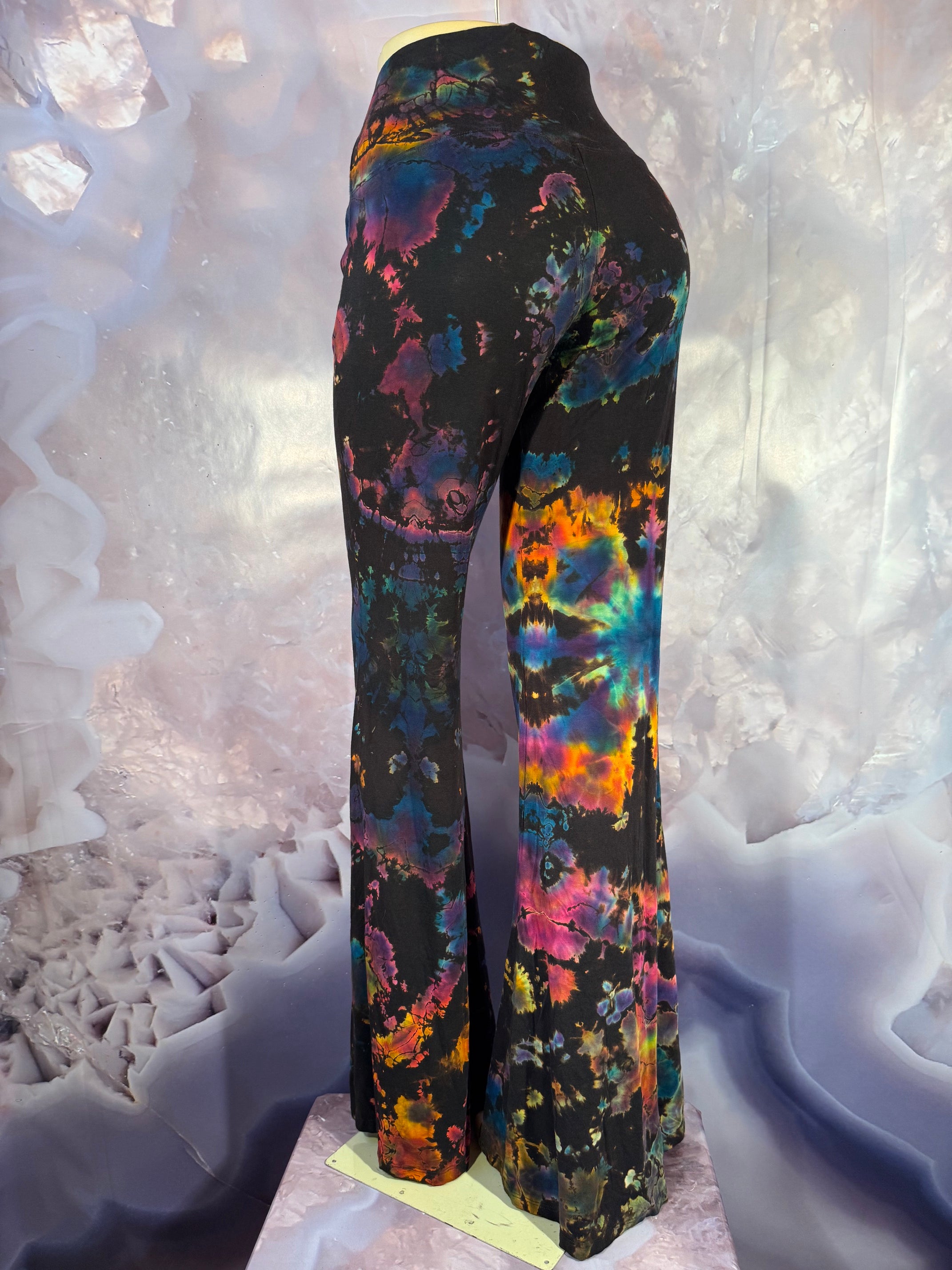 XL REVERSE Psychedelic Serenity Dyes McGee Bell Bottom #7