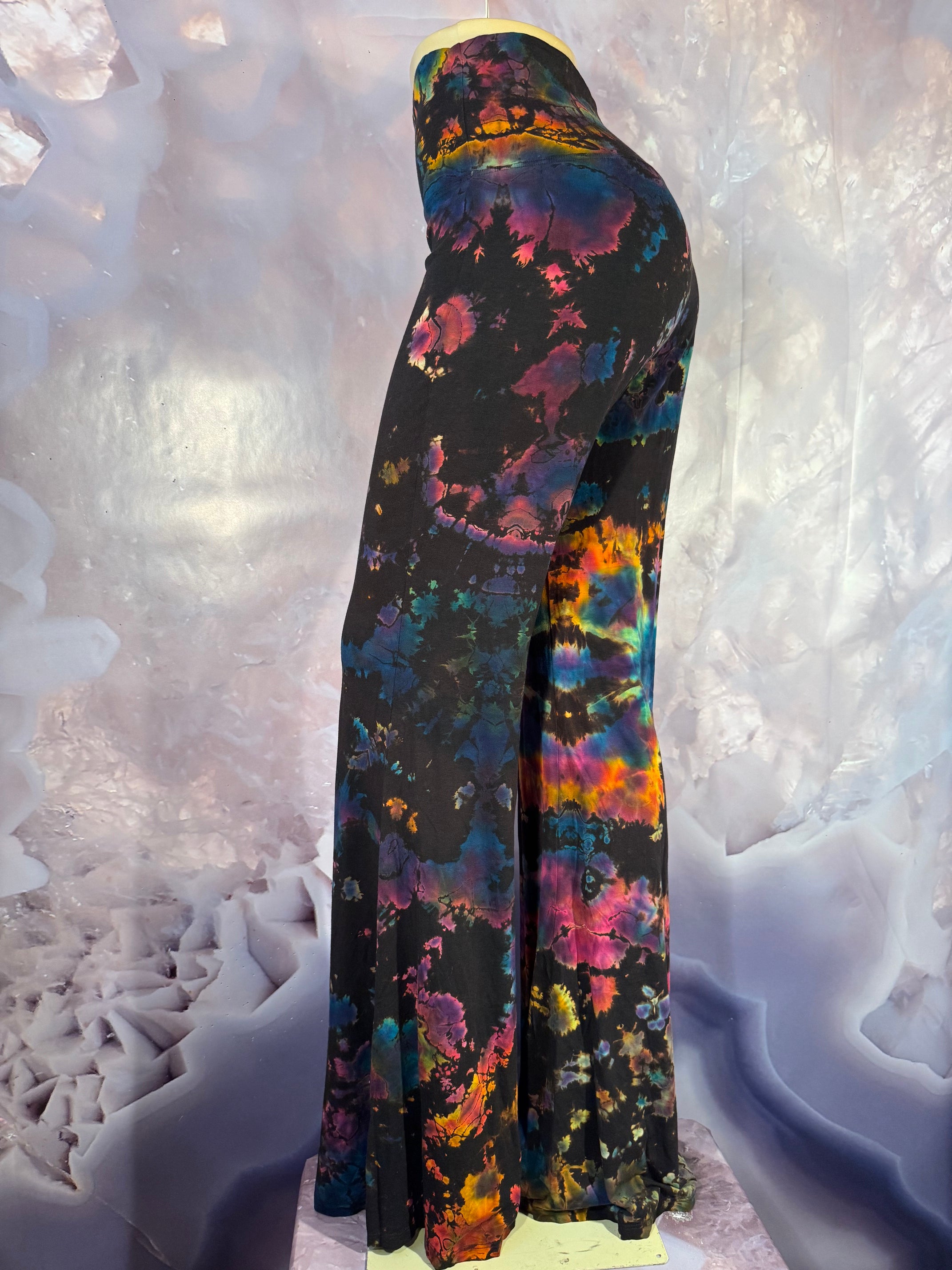 XL REVERSE Psychedelic Serenity Dyes McGee Bell Bottom #7