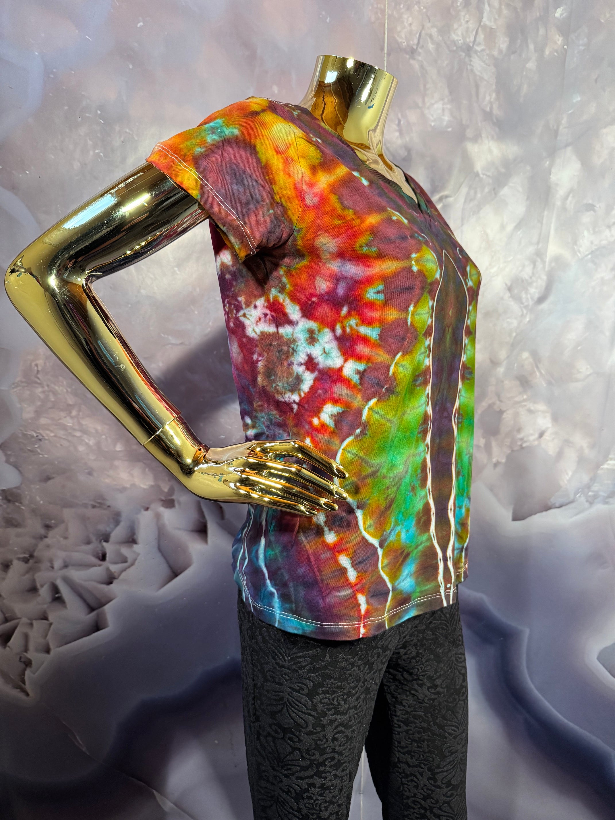 Small Corndog Women's V-Neck #3