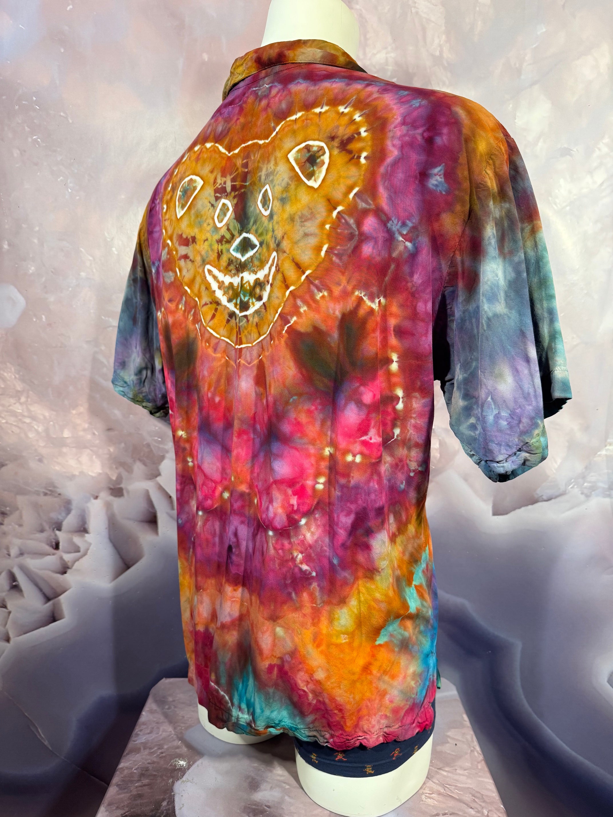 Large Tyrannosaurus Dyes Button Down #7