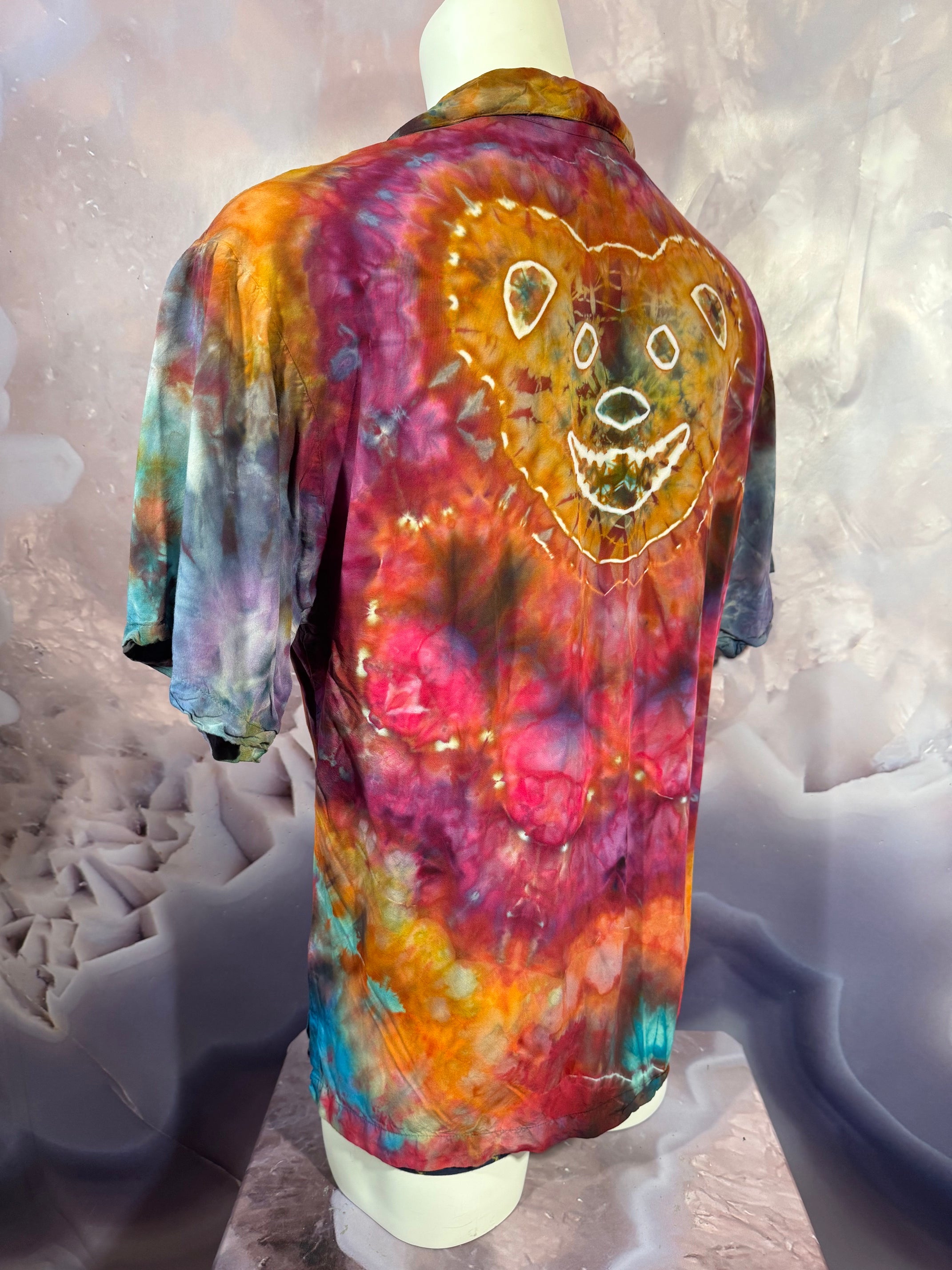 Large Tyrannosaurus Dyes Button Down #7