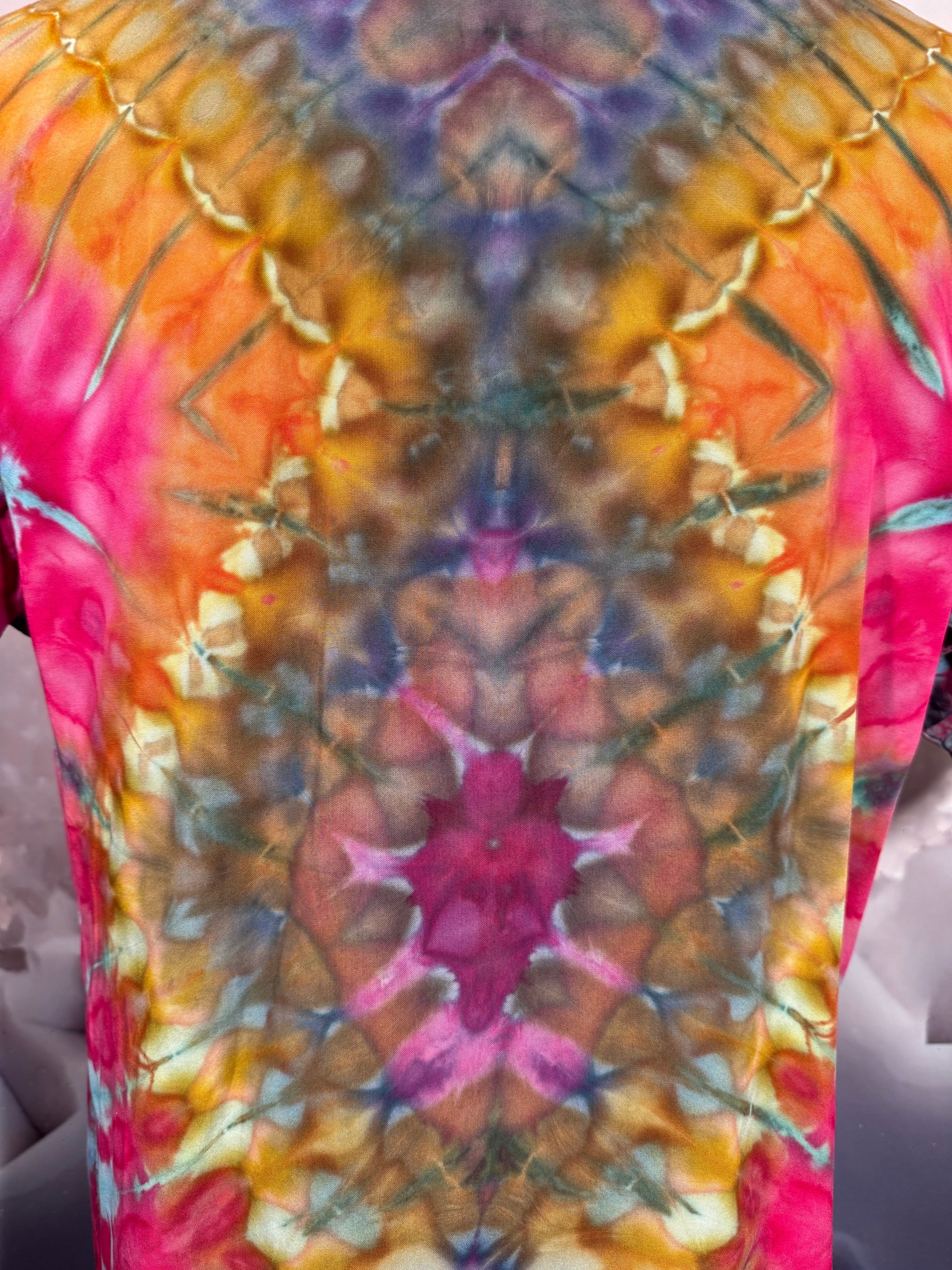 Medium Tyrannosaurus Dyes Button Down #2