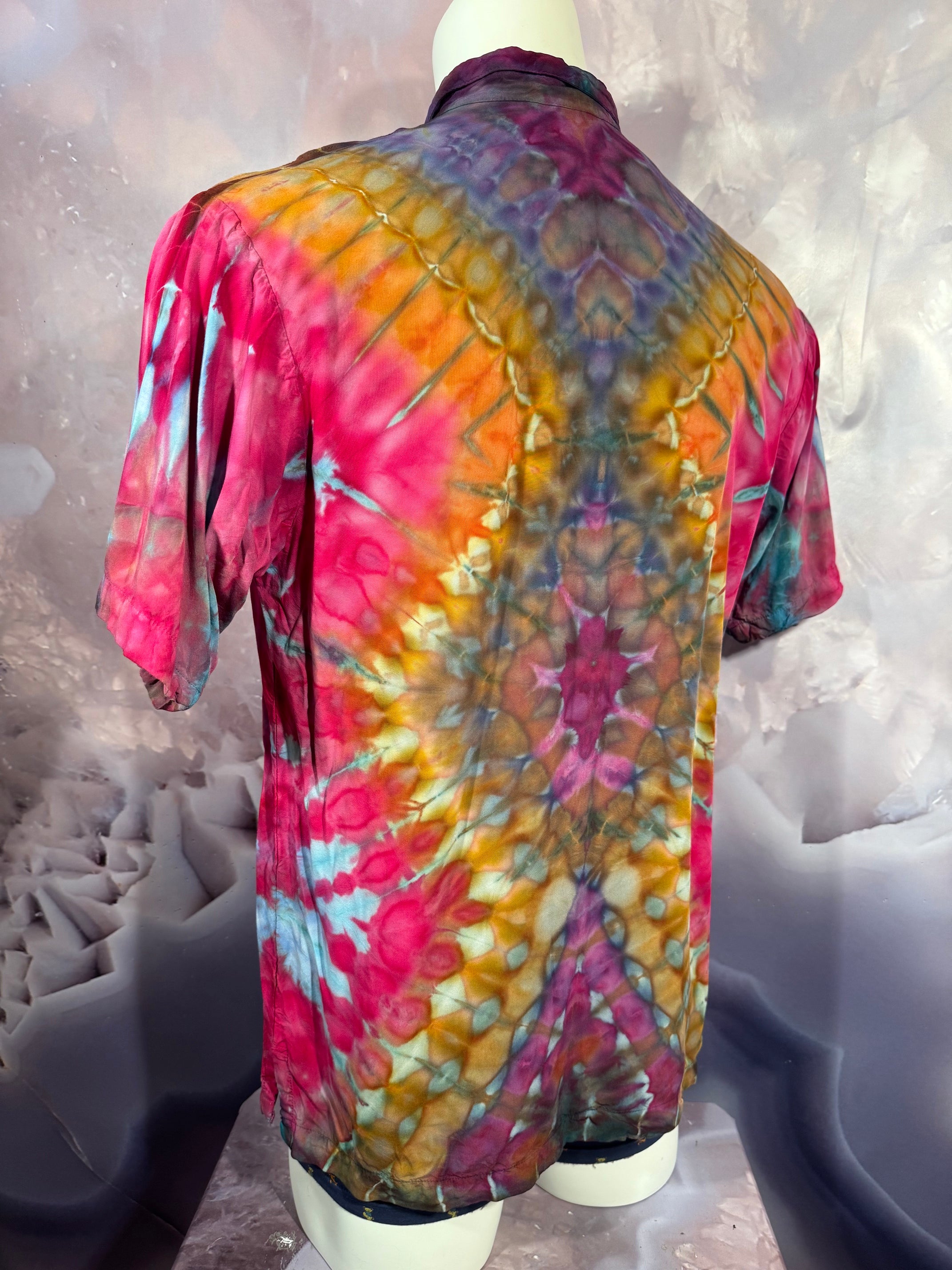 Medium Tyrannosaurus Dyes Button Down #2