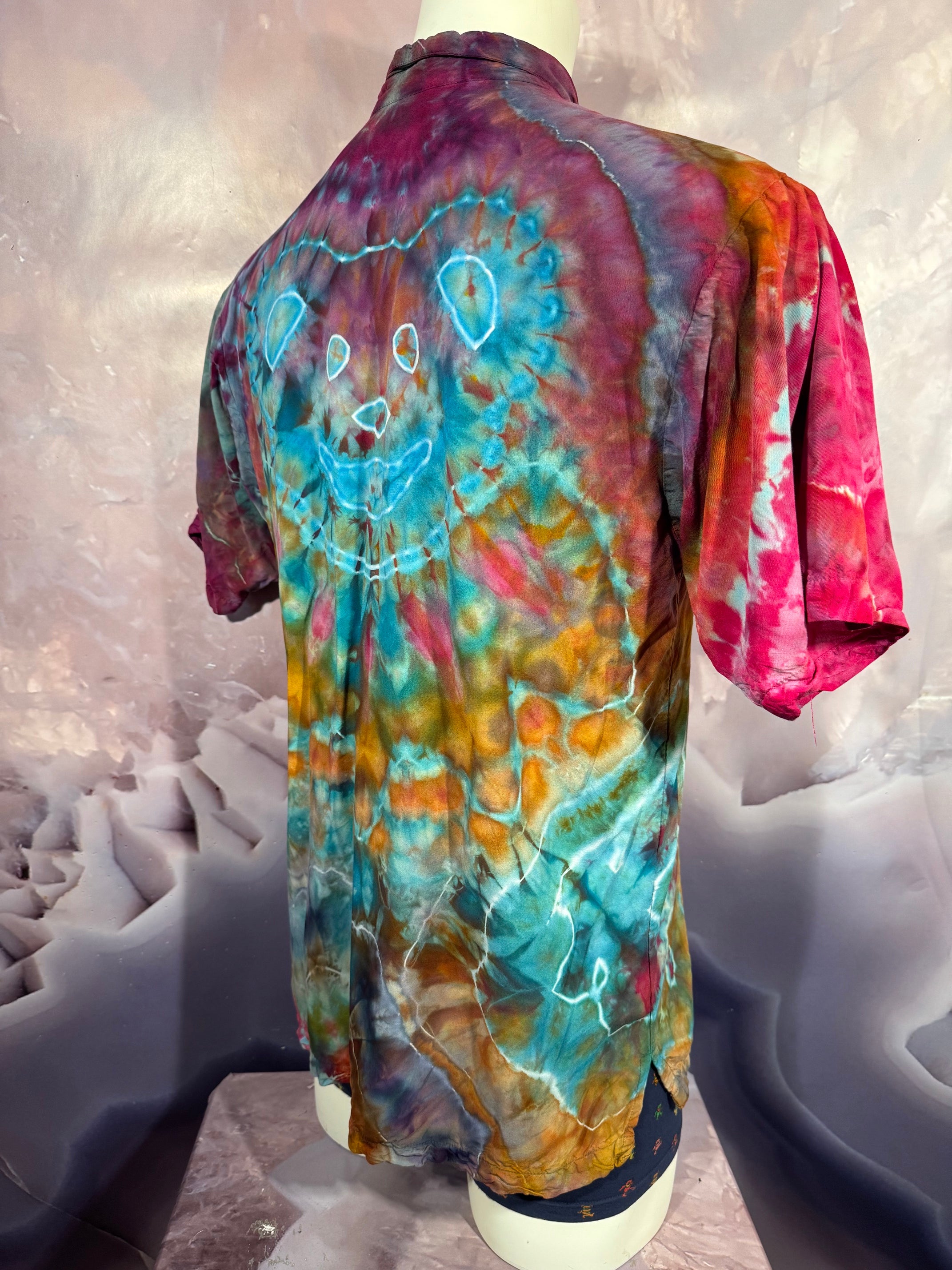 Medium Tyrannosaurus Dyes Button Down #4
